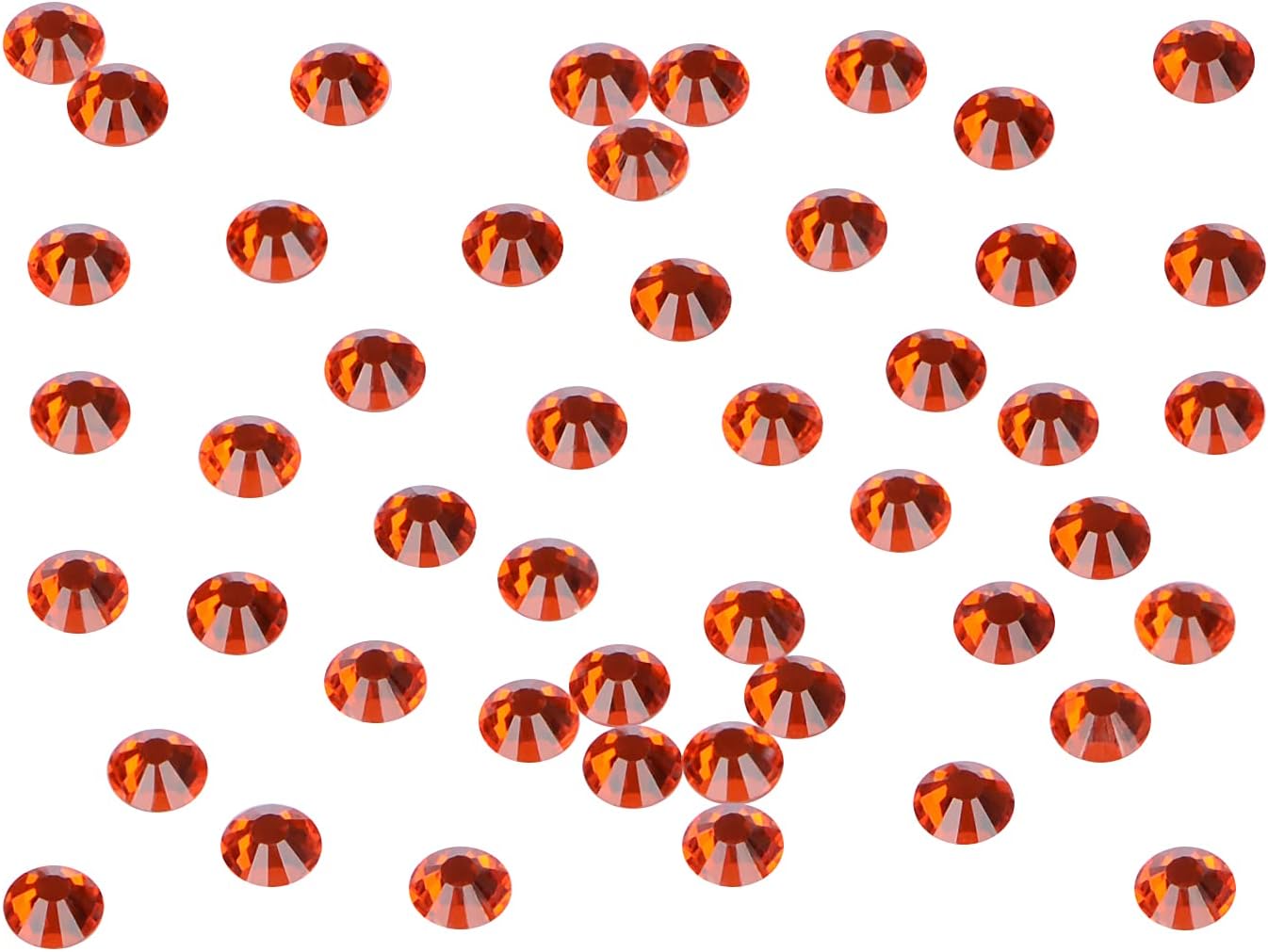 1440PCS Art Nail Rhinestones Non Hotfix Glue Fix Round Crystals Glass Flatback for DIY Jewelry Making with one Picking Pen (ss16 1440pcs, Hyacinth)
