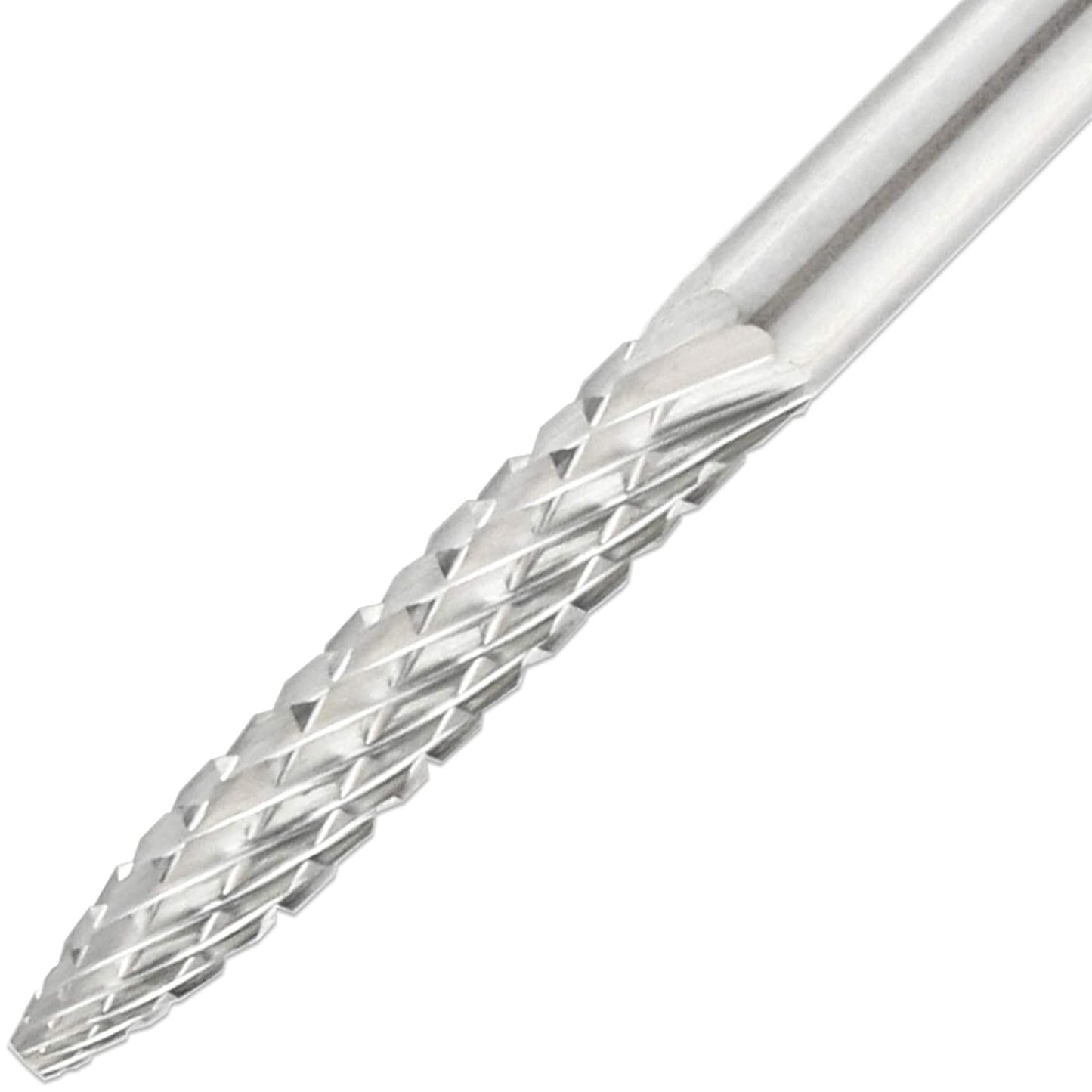 PANA 3/32" Shank Size - Under Nail Cleaner Silver Carbide Bit Medium Grit - Nail Drill Bit for Dremel Machine