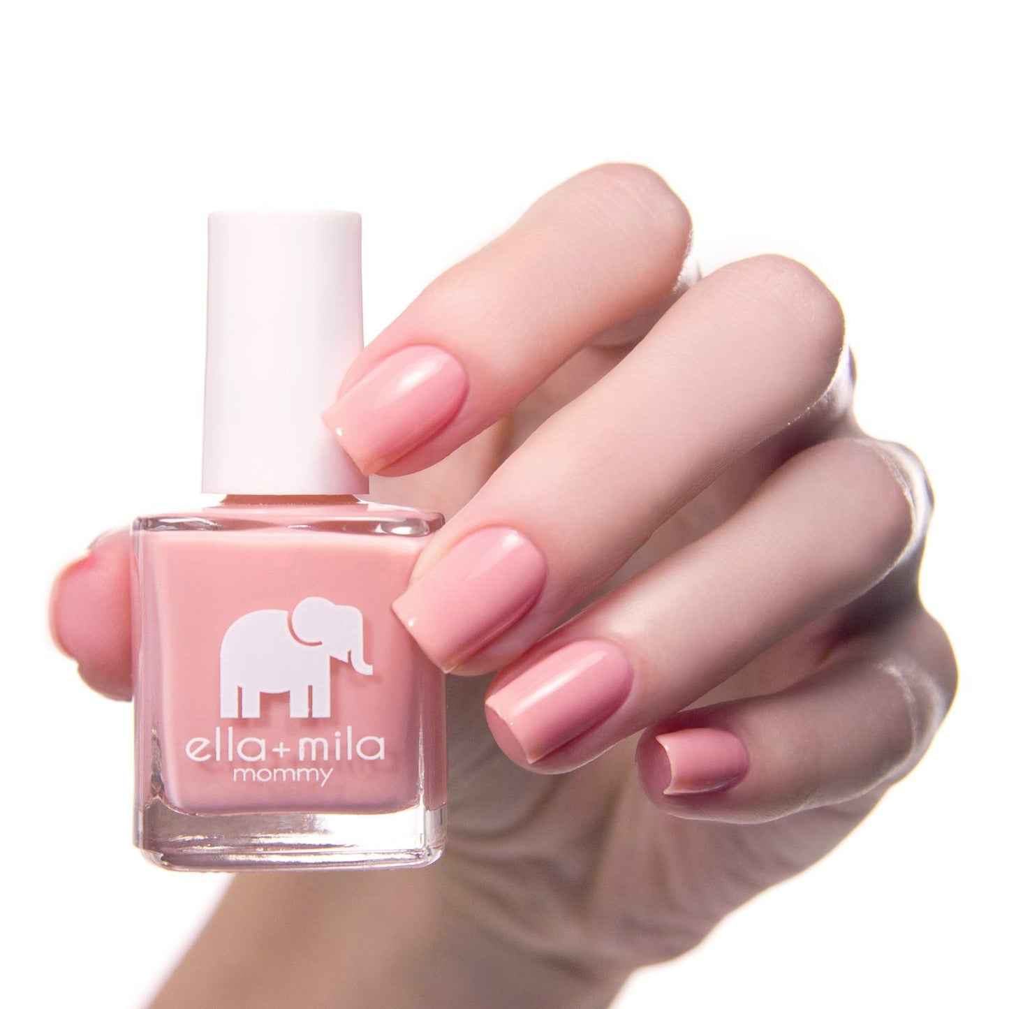 ella+mila Professional, Quick Dry, Long-Lasting & Chip-Resistant Pink Nail Polishes (Tea Rose - 0.45 fl oz)