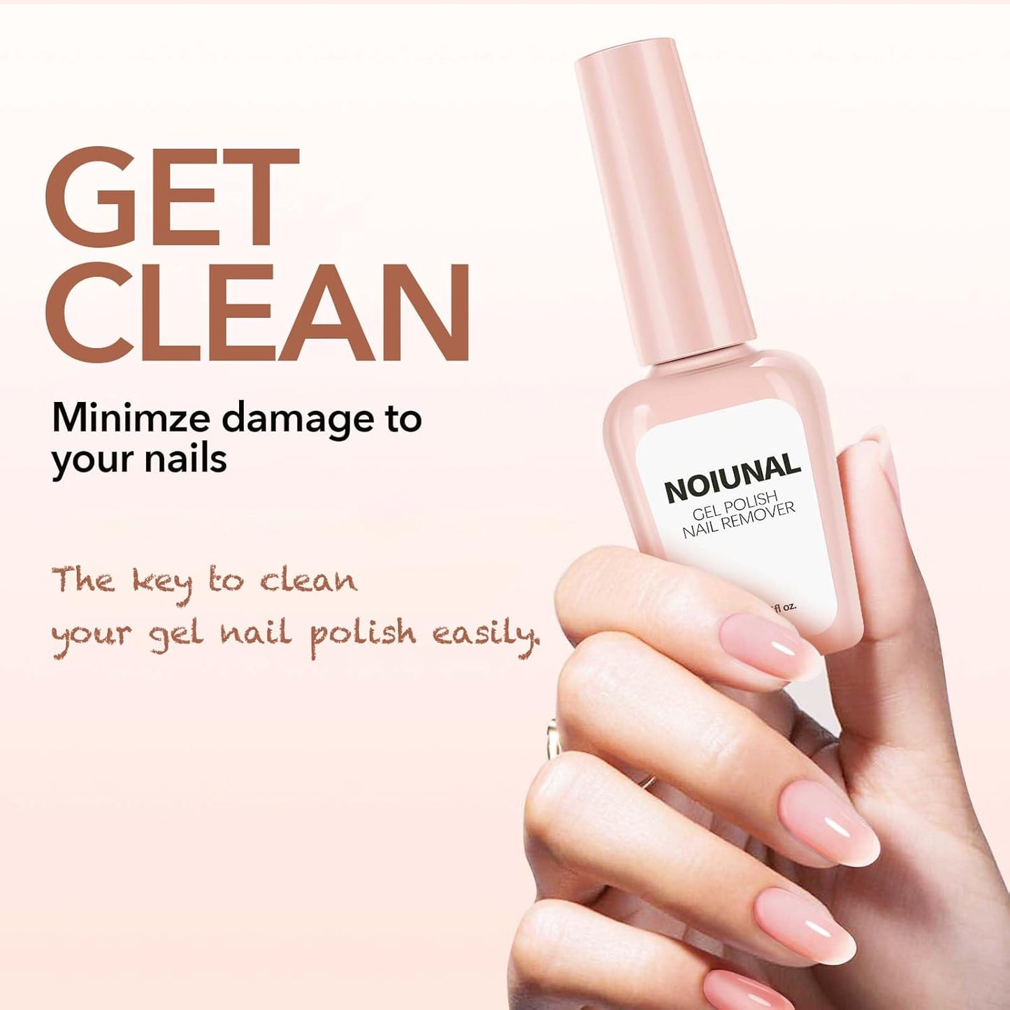 Acetone-Free Gel Nail Polish Remover 2 Pack 15ml – 3-5 Minute Soak Off for Gel Nails, No Soaking or Wrapping Needed, Home Use