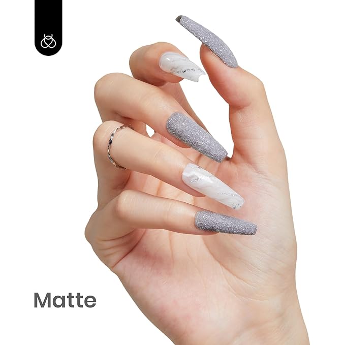 Beetles Gray Gel Nail Polish Winter Color Neutral Light Pastel Solid Grey 15 ml Soak Off LED UV Lamp DIY Manicure Decoration Nail Art Design Salon at Home Gift for Women Girls