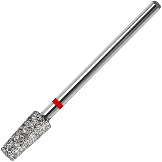 Cuticle Clean Nail Drill Bit, 3/32" Russian Diamond Nail File bits, Safety Carbide Under Nail Cleaner for Cuticle Dead Skin Nail Prepare, Nail Salon Manicure, (Trapezoidal Barrel-Fine)