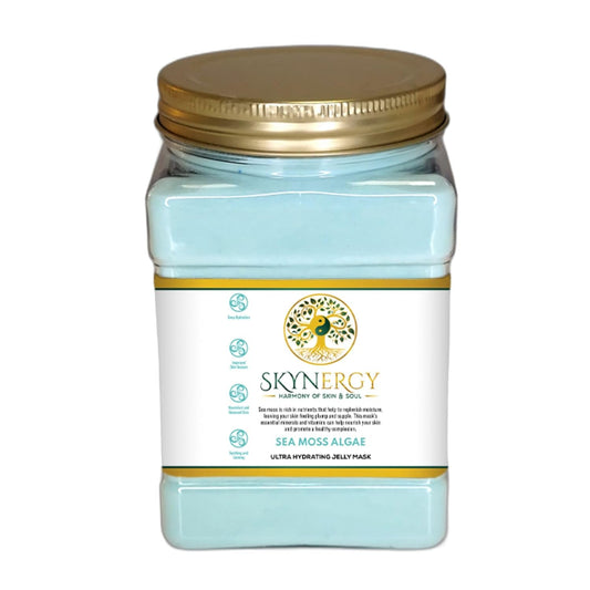 Sea Moss Algae Jelly Face Mask | HydroGlo Jelly Mask for Skin Hydration | Radiance and Reduced Pigmentation | Vajafacial Jelly Mask | 12 Applications (30 Fl Oz)