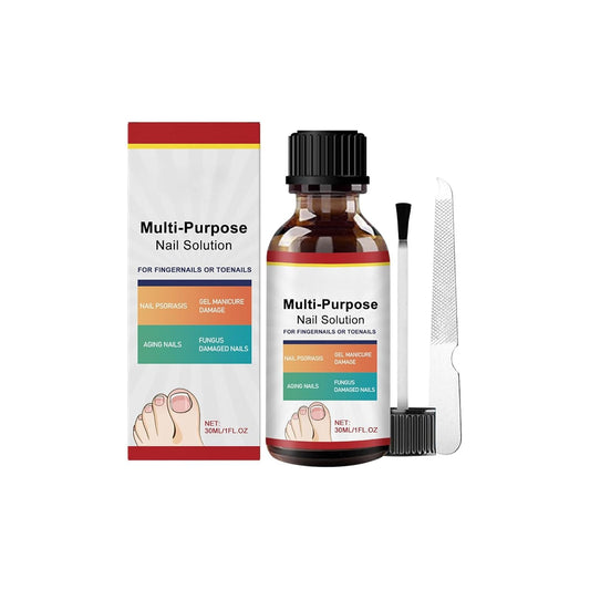Nail Repair Liquid - Removes Discolored Nails Softens Thick Toenail Strengthens Nail Bed Structure, Natural Formula Deeply Nourishes Nail (1FL.oz)
