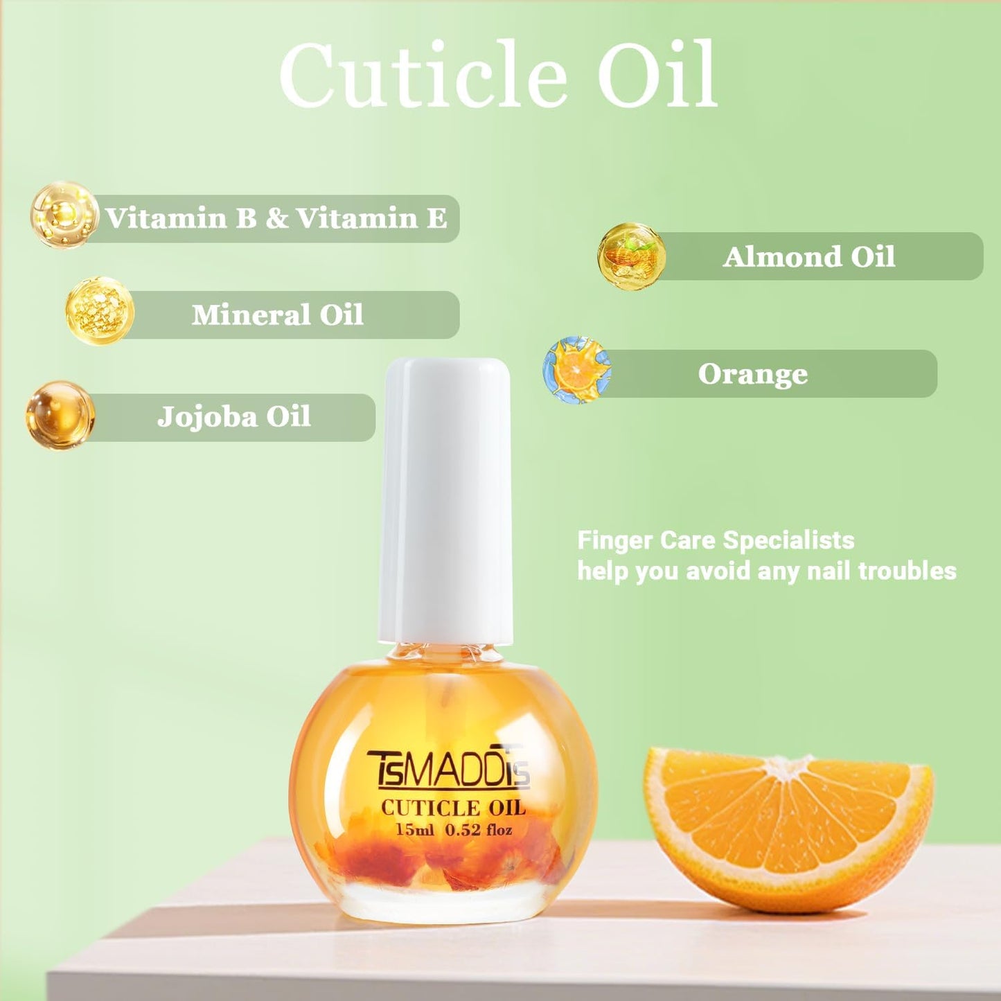 TsMADDTs Manicure Kit for Women with Nail Files, Buffer Blocks, Polishing Buffers, Cuticle Nipper, Pusher and Cuticle Oil