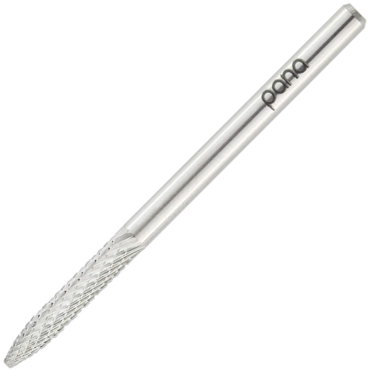 PANA 3/32" Shank Size - Under Nail Cleaner Silver Carbide Bit Extra Fine Grit - Nail Drill Bit for Dremel Machine