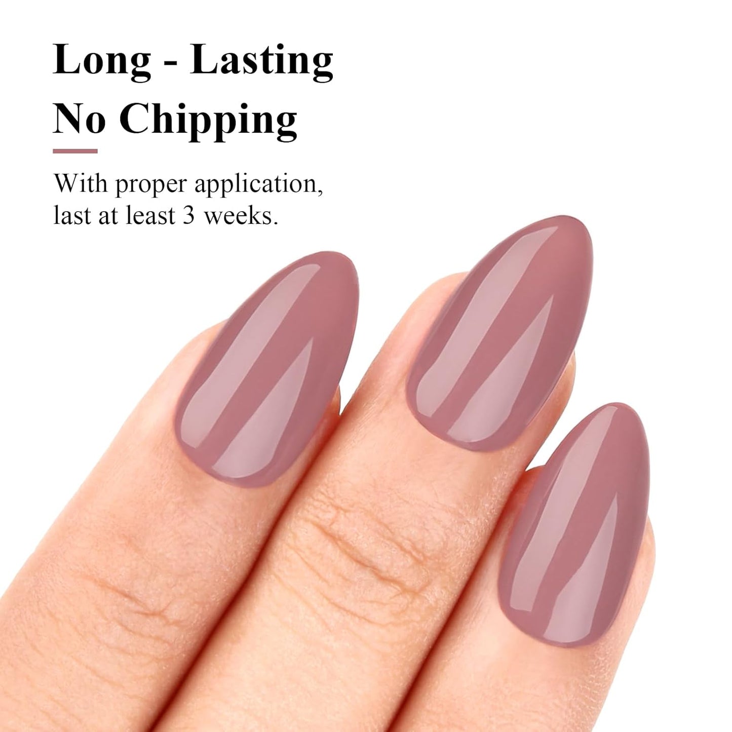Imtiti Gel Nail Polish, 0.5 Fl Oz Clay Brown Soak Off LED UV Polish for Autumn Winter DIY Nail Art Manicure Salon Kit for Women Girls
