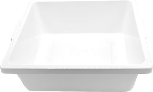 Eisco - Utility Lab Tray, Polypropylene Plastic, Chemical Resistant, Easy-Carry Lip, Lab Sterilization & Storage Container, Multipurpose Organizer, 21 x 17 x 5 Inches