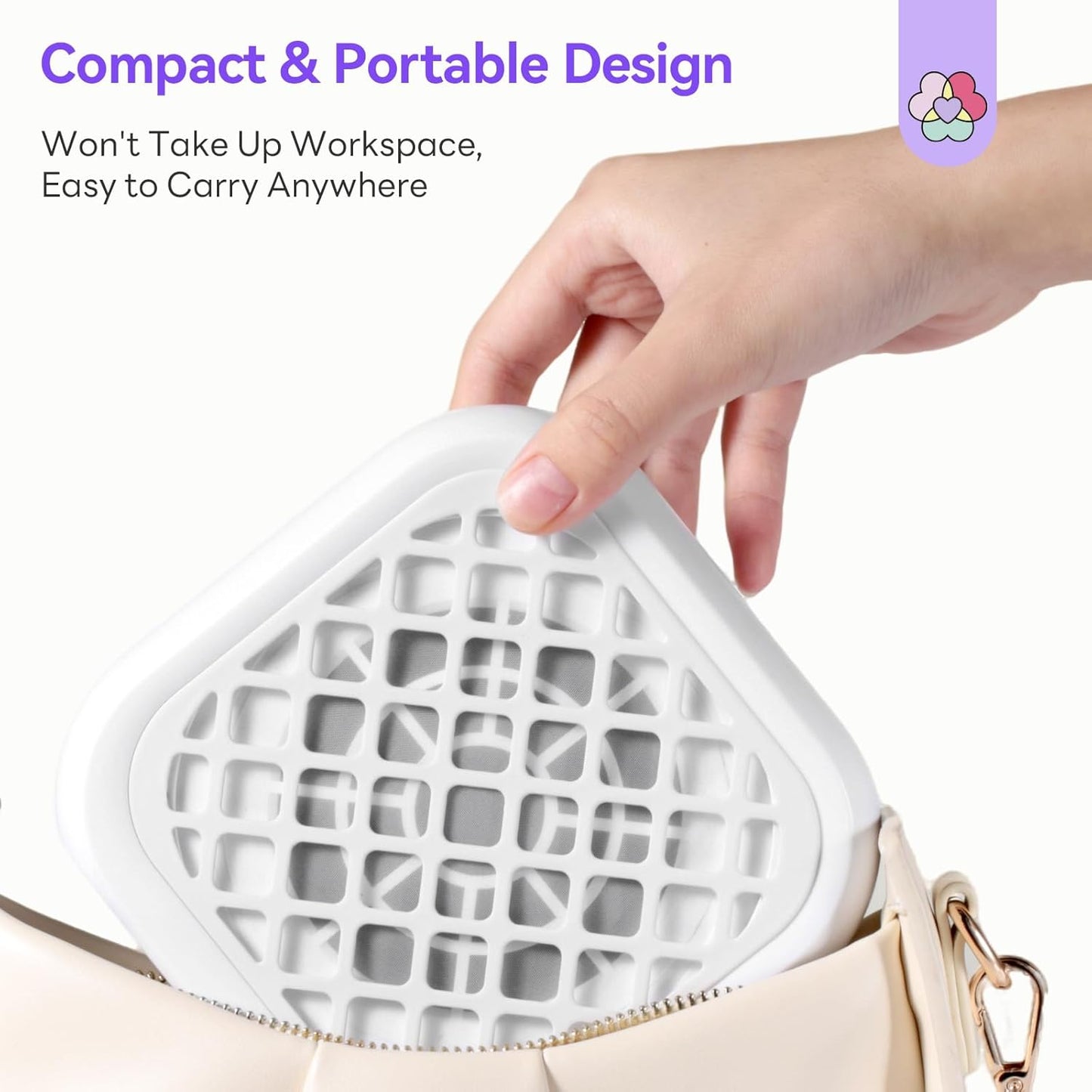 SAVILAND Advanced Nail Dust Collector:5X Stronger Acrylic Dust Collector Nail Tech & Powerful Suction Nail Vacuum Dust Collector for Nail Tool 6000 RPM Nail Tech Must Have Speed Nail Dust Fan for Home