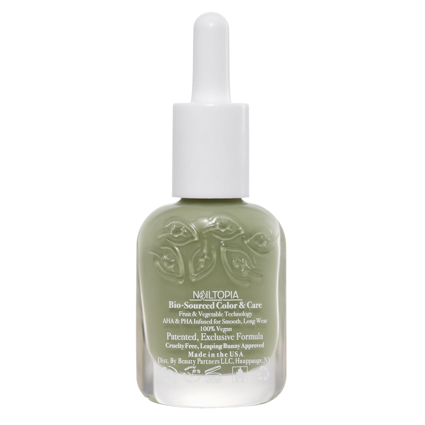 Nailtopia Bio-Sourced, Chip Free Nail Lacquer - All Natural, Strengthening Biotin and Superfood-Infused Polish - Chip Resistant Formula - Quick-Dry, Long Lasting Wear - Ride Or Die - 0.41 oz