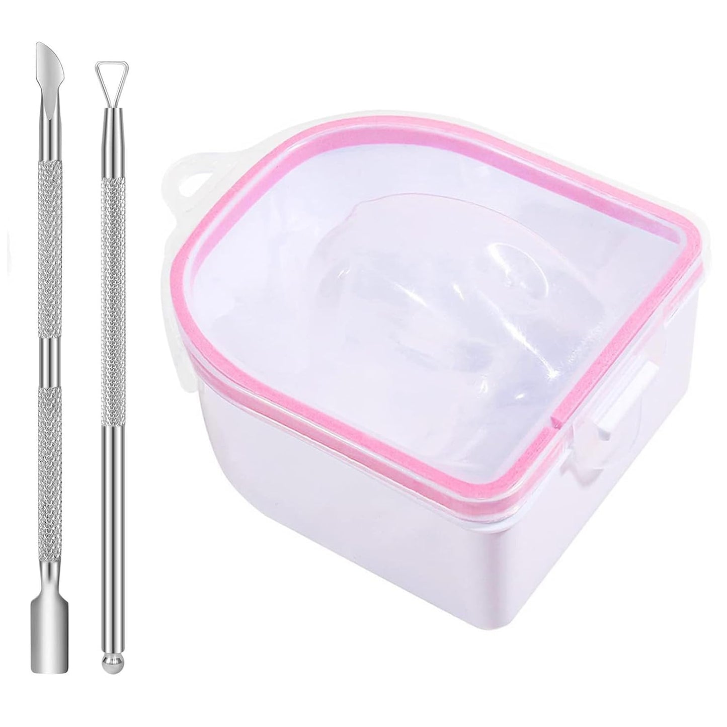 Nails Soaking Bowl Gel Nails Polish Remover Kits Manicure Bowl For Hand Dip Powder Remover Tools Nails Soak Off Bowl Set