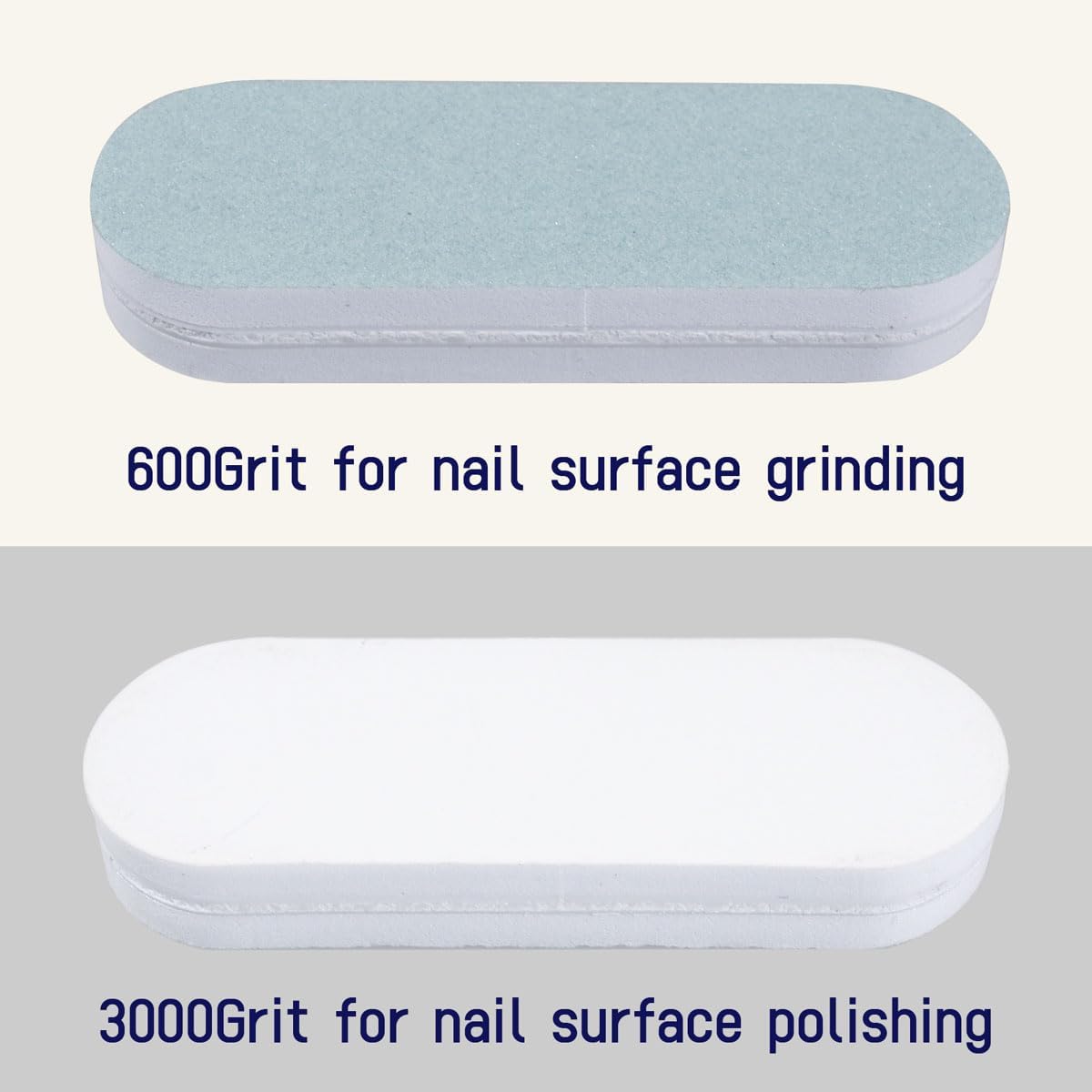 Nail Files and Buffers 22-Piece Set, 120/180 Grit Emery Boards for Nails (8 Pieces), 600/3000 Grit Nail Buffer and Shine Blocks (Mini 14 Pieces), Washable & Reusable, Manicure Kit for Women