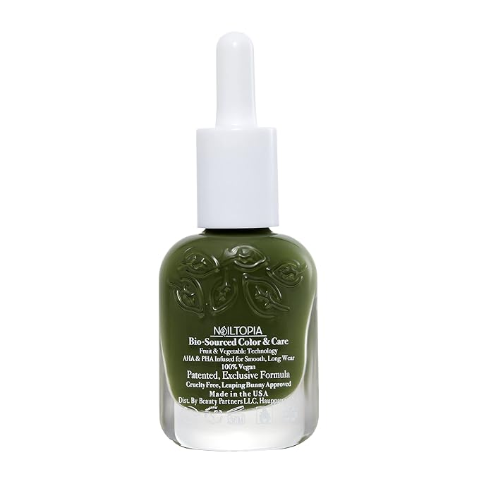 Nailtopia Bio-Sourced Chip Free Nail Lacquer - Flawless Finish - Long-Wearing - Full Coverage - Infused With Nail Strengthening Superfoods - Protects Nails - Loverboy - 0.41 Oz