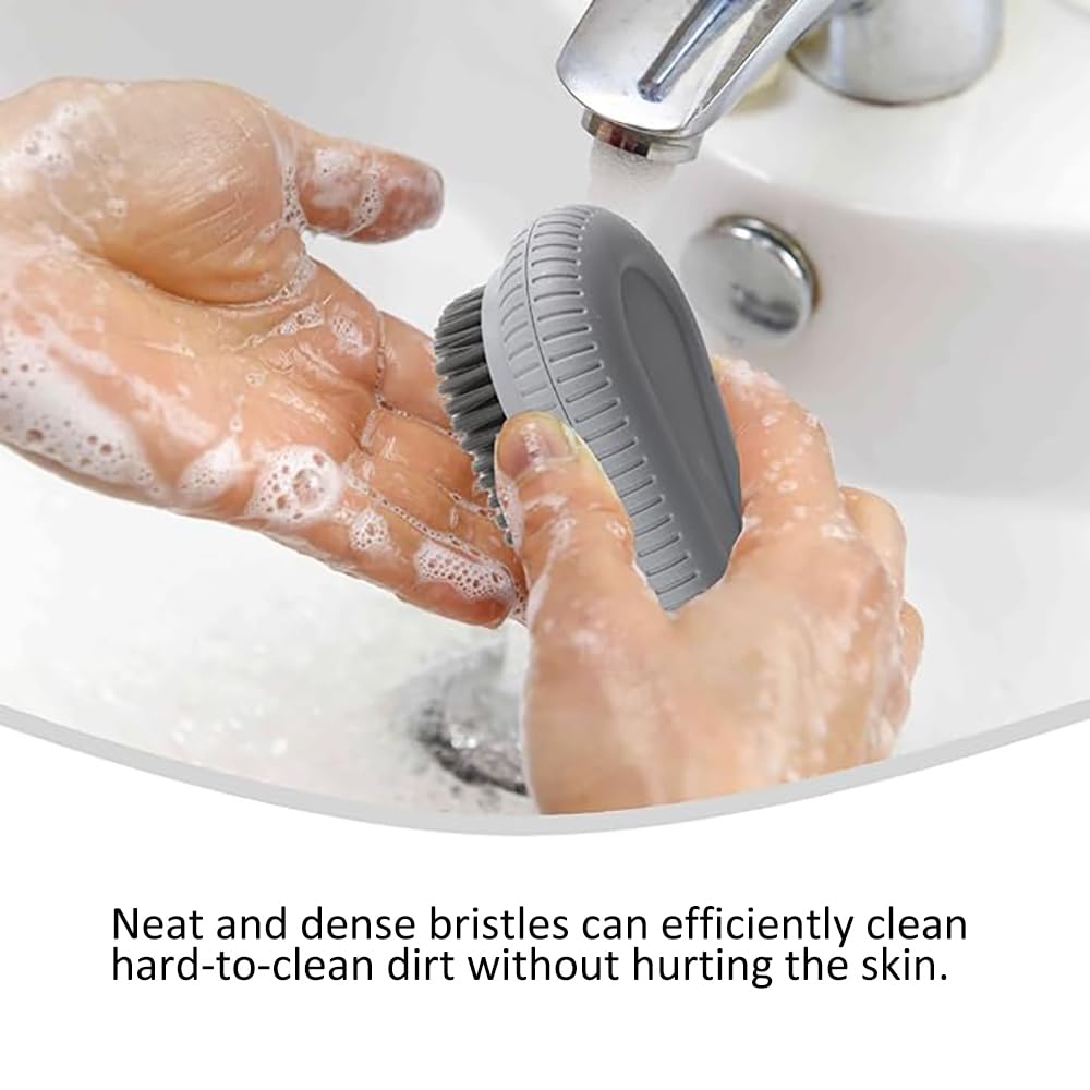 Nail Brush for Cleaning Fingernails, Heavy Duty Nail Scrubber Brush Hand Cleaning Brush, Mechanic Hand Nail Cleaning Brush for Men&Women, Laundry Cloth Shoe Cleaning Brushes