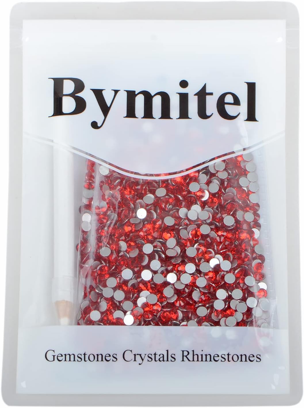 1440PCS Art Nail Rhinestones Non Hotfix Glue Fix Round Crystals Glass Flatback for DIY Jewelry Making with one Picking Pen (ss16 1440pcs, Siam)