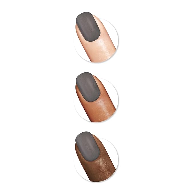 Sally Hansen Insta-Dri Nail Polish | Quick Dry, Long Lasting, Streak-Free Shine | Opaque, Creme | 67 Extrava-grey | Cool Gray Nail Color