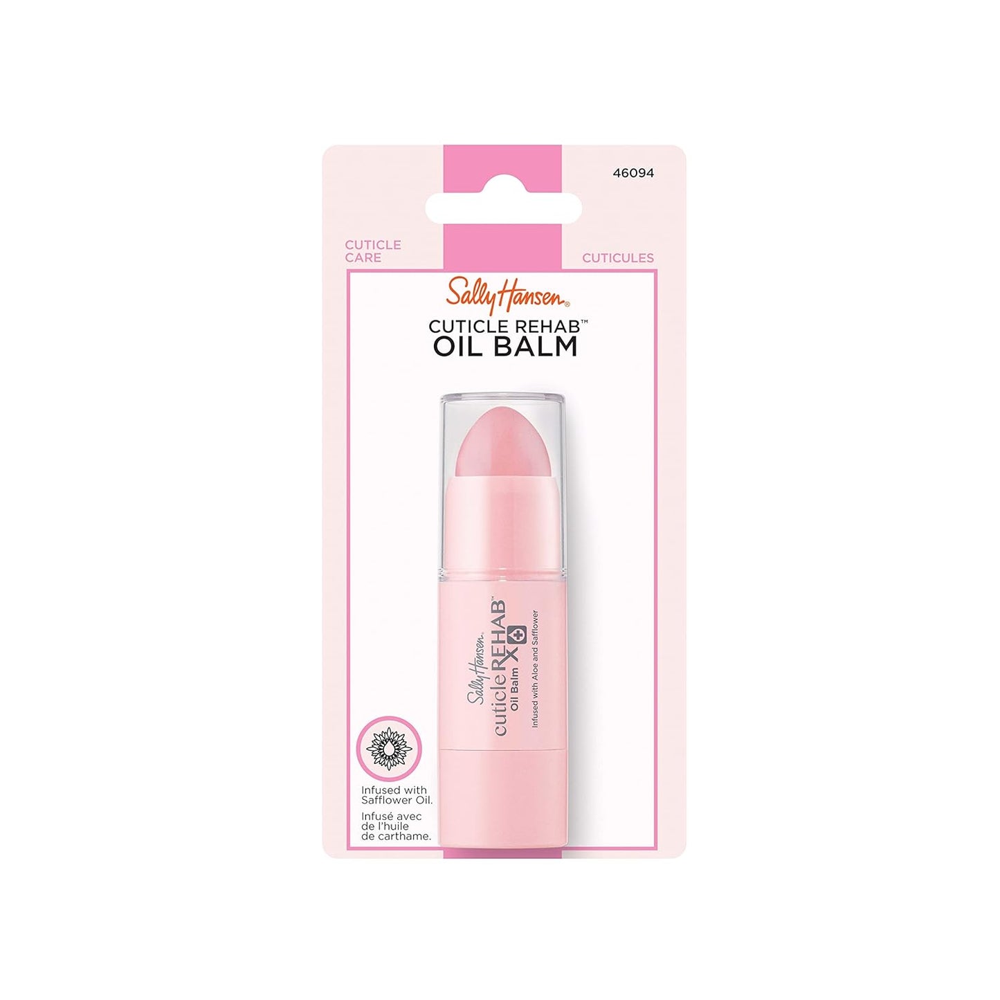 Sally Hansen Nail Treatment Cuticle Rehab Oil Balm | Infused with Natural Essential Oils & Vitamin E | Nourishes & Conditions Dry Nails & Cuticles