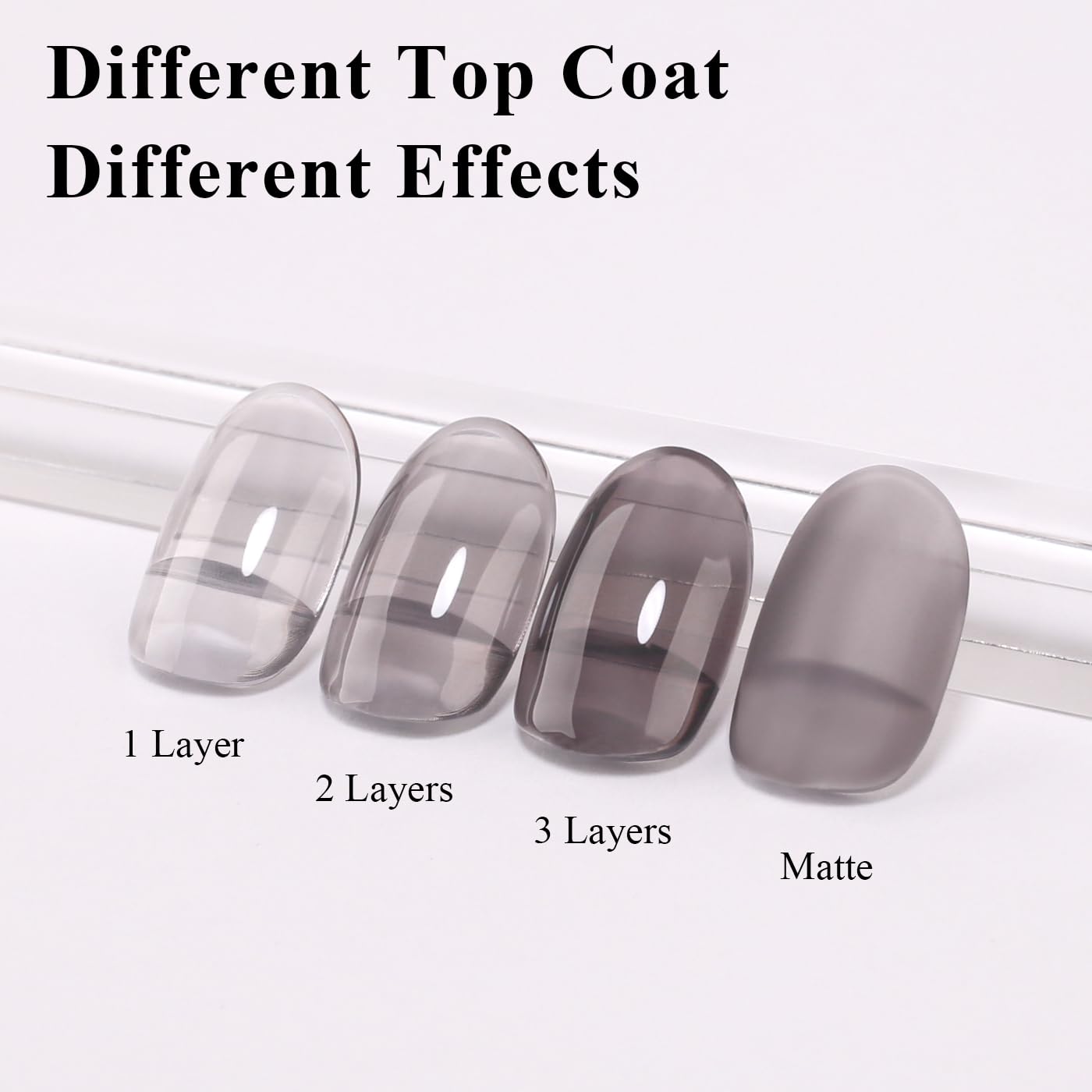 Imtiti Jelly Gel Nail Polish, 1 Pcs 0.5 Fl Oz Black Jelly Gel Polish Soak Off LED U V Nail Gel Polish Sheer Translucent Gel Nail Polish DIY Nail Art Starter Manicure Salon Gel Nail Kit for Women Girls