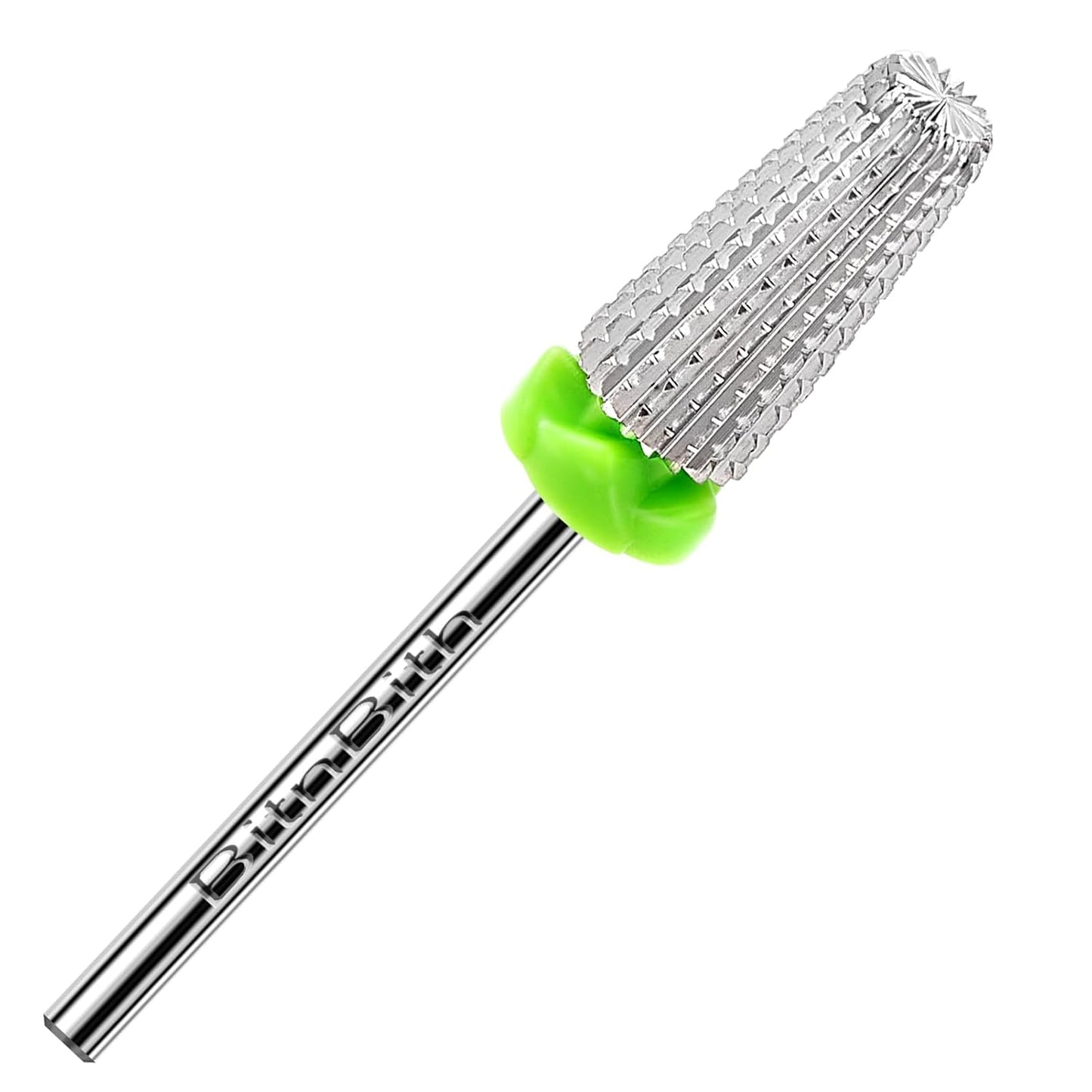 5 in 1 Nail Drill Bits, 3/32”Professional Carbide Drill Bits for Nails Multifunction Bit, Fast Remove Acrylic Hard Gel Cuticle Nail Efile Bit Manicure Pedicure,Two Way Rotate,Coarse