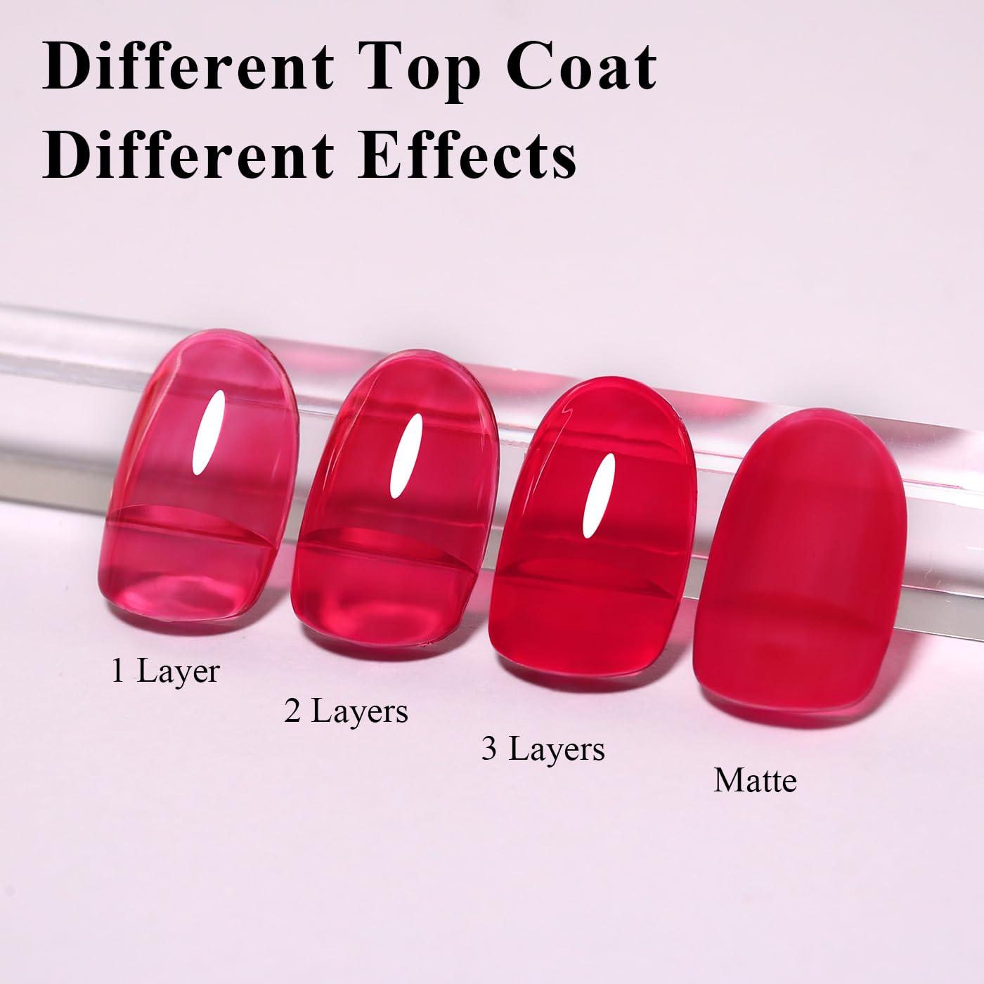 Imtiti Jelly Gel Nail Polish, Burgundy Red Sheer Jelly Nail Gel Polish Soak Off UV LED Spring Summer Translucent Art Manicure Salon DIY Design 10ML
