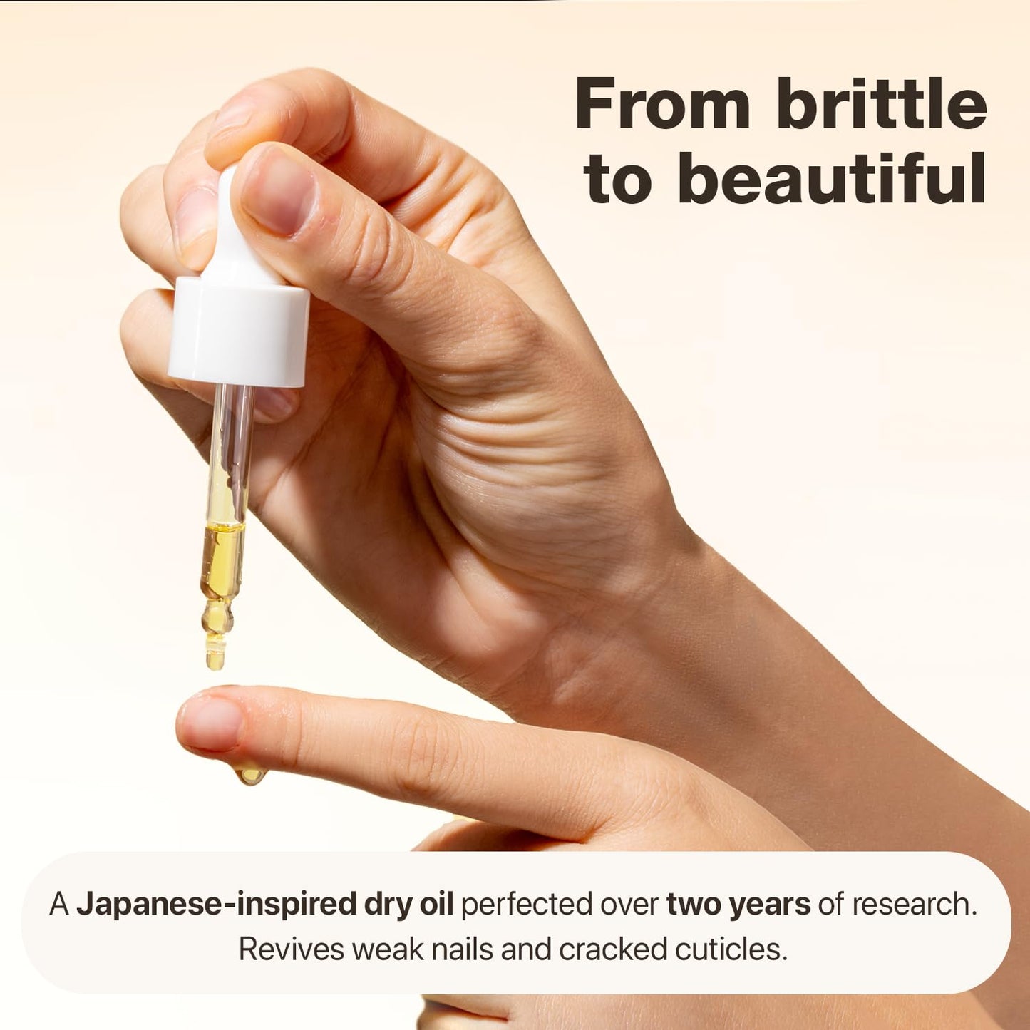 Onsen Secret Nail & Cuticle Repair Oil (2x30ml) - Dry Oil Formula - Japanese Tsubaki, Tea Tree & Jojoba - Strengthens Nails, Repairs Cuticles, Hydrates Skin & Hair - Natural & Vegan