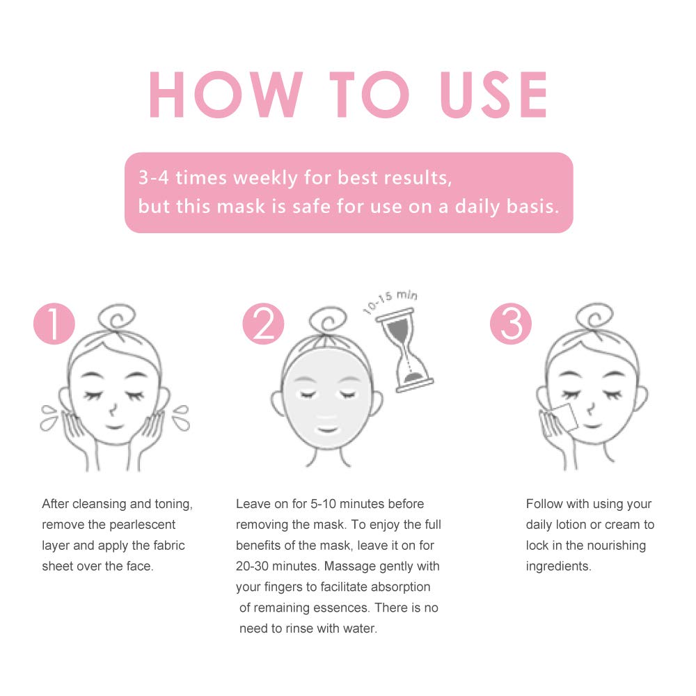 My Beauty Diary -Repair Power Brightening Black Pearl EX+ Facial Face Mask (6 Sheets) - New English Version
