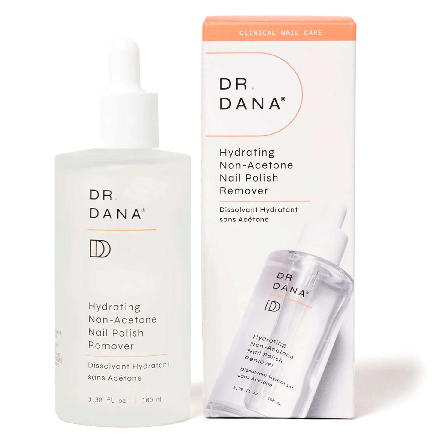 Dr. Dana Non Acetone Nail Polish Remover - Conditions and Hydrates to Prevent Brittle and Dry Nails - Non Toxic with Light Natural Scent