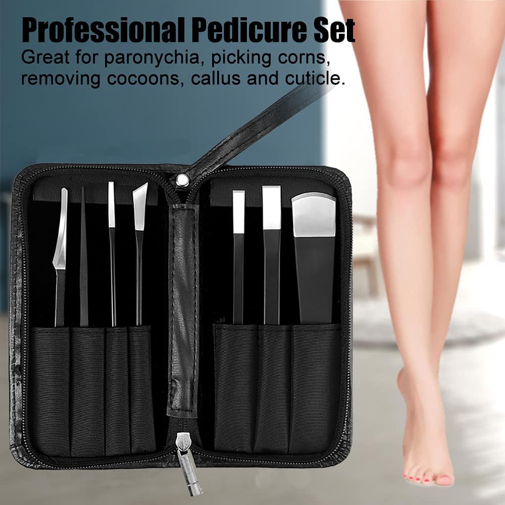 Professional Callus Knife Pedicure Knife for Feet Ingrown Toenail Knives Cuticle Foot Care Tools Dead Skin Removal Nail File Scraper