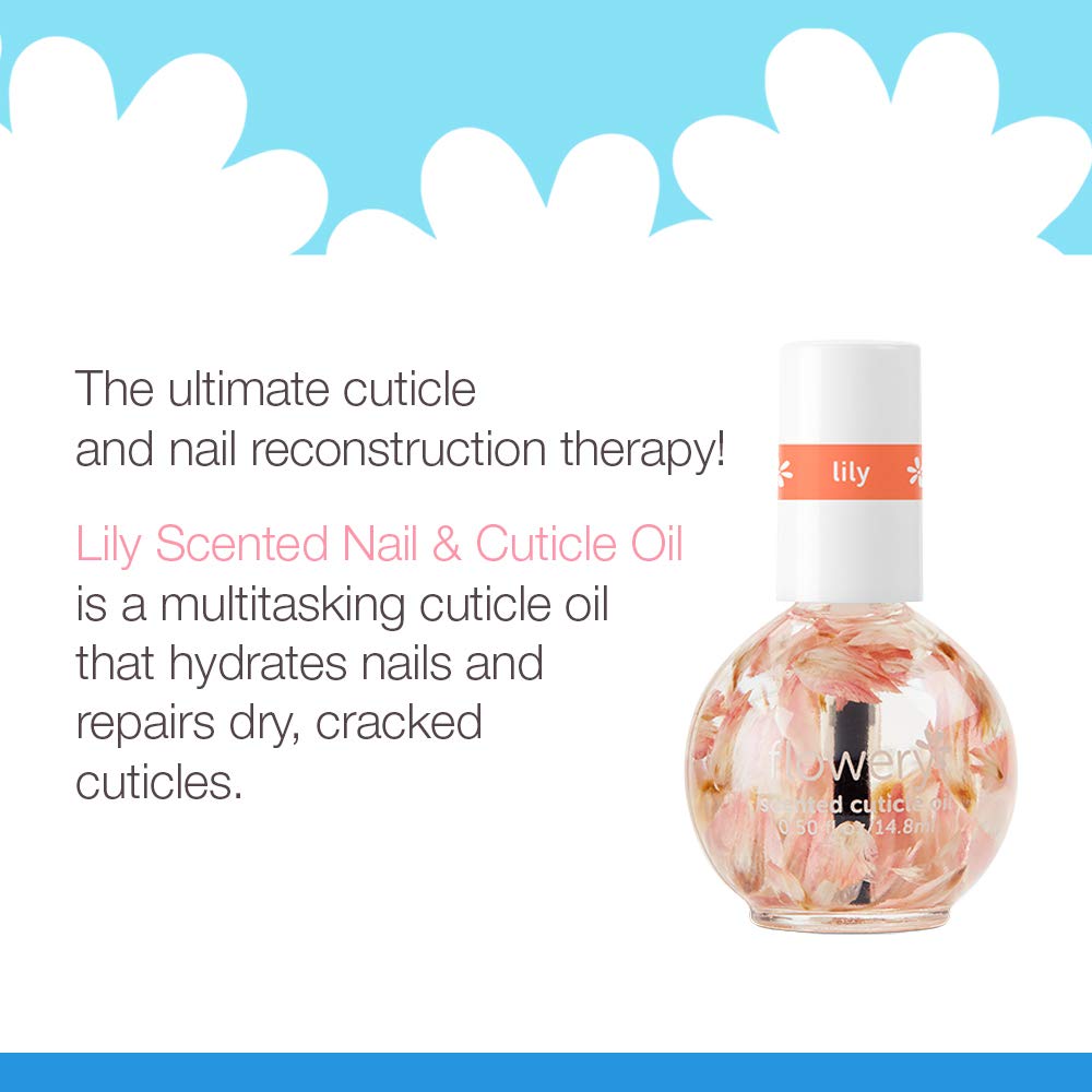 Flowery Lily Scented Cuticle Oil, 0.5 oz, 1 Pack