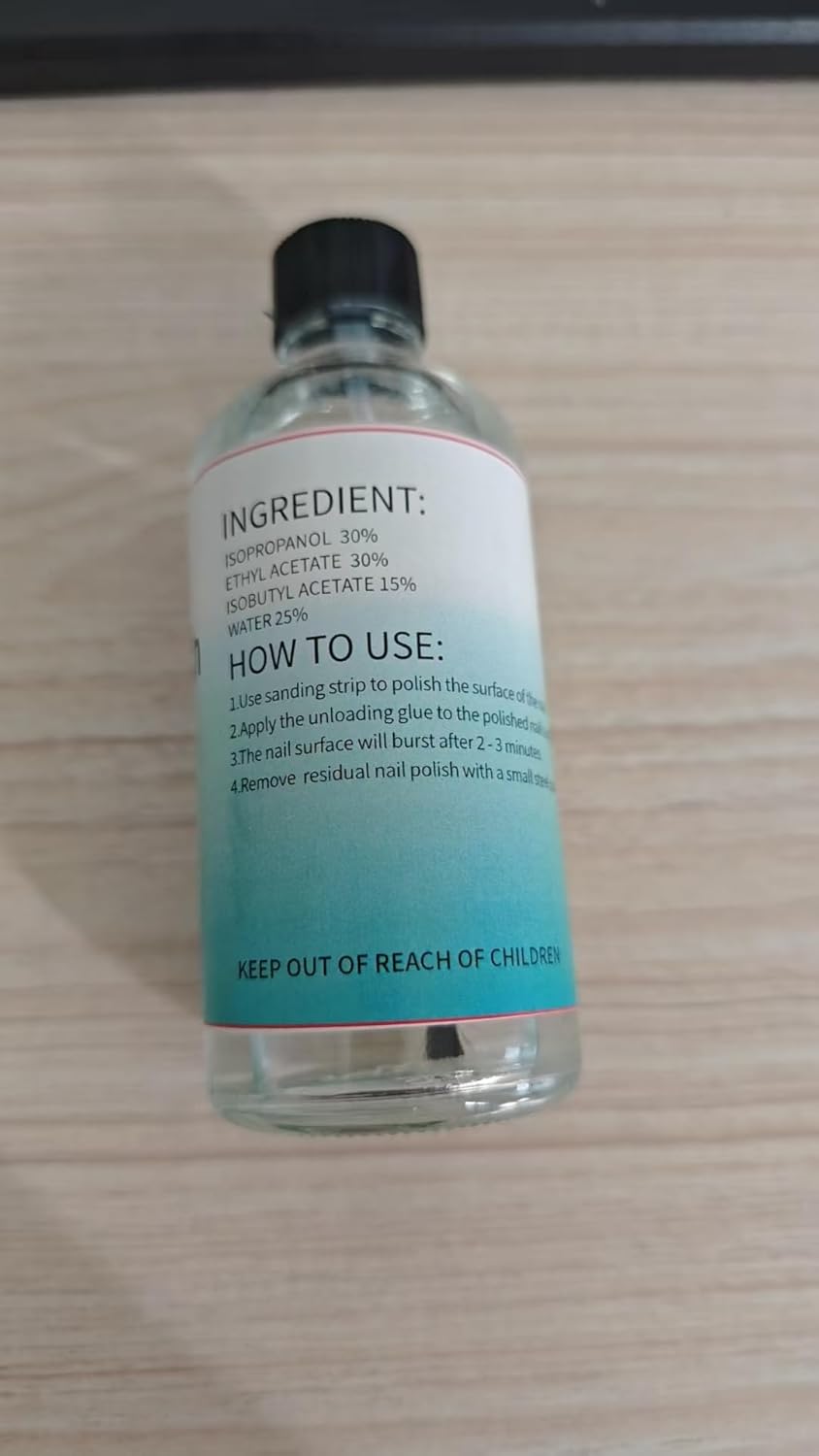 Finger Secret Nail Polish Gel Remover Kit - Quick、Magic and convenient for Gel Nails remove.110ml,Professional Nail Remover Product for Salon & Home Use.Easy to operate 3.7fl.oz
