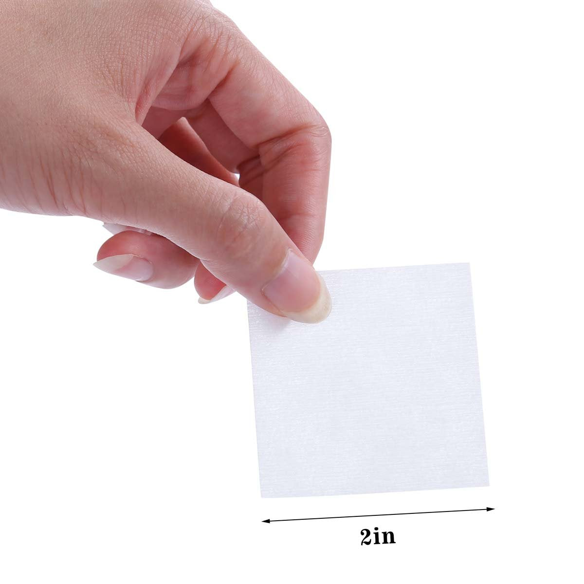 650 Pcs Lint Free Nail Wipes with Clear Acrylic Gel Polish Pad Storage…