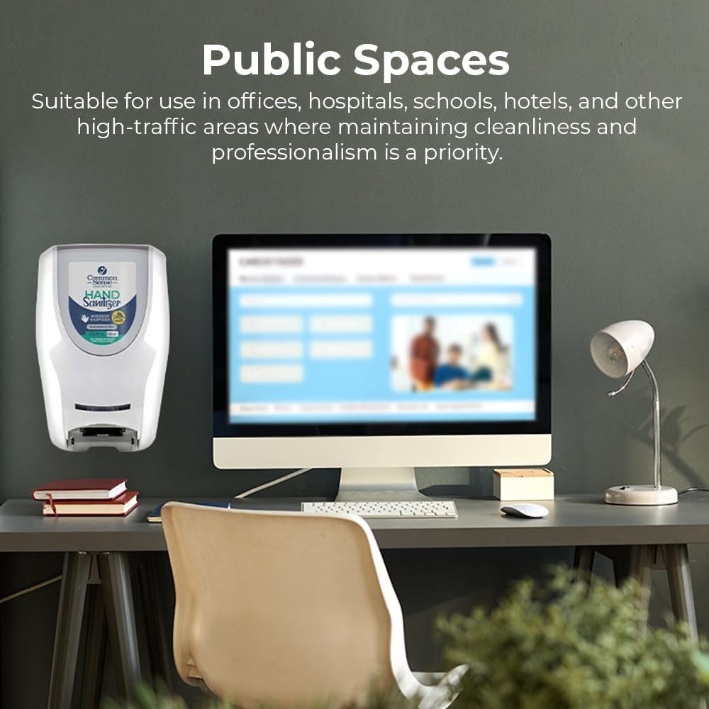 Hand Sanitizer Drip Tray by Smart Common Sense, Catcher to Prevent Dripping and Spraying, for 1000 mL Automatic Hand Sanitizer Dispenser by Smart Common Sense, (Dispenser Sold Separately)