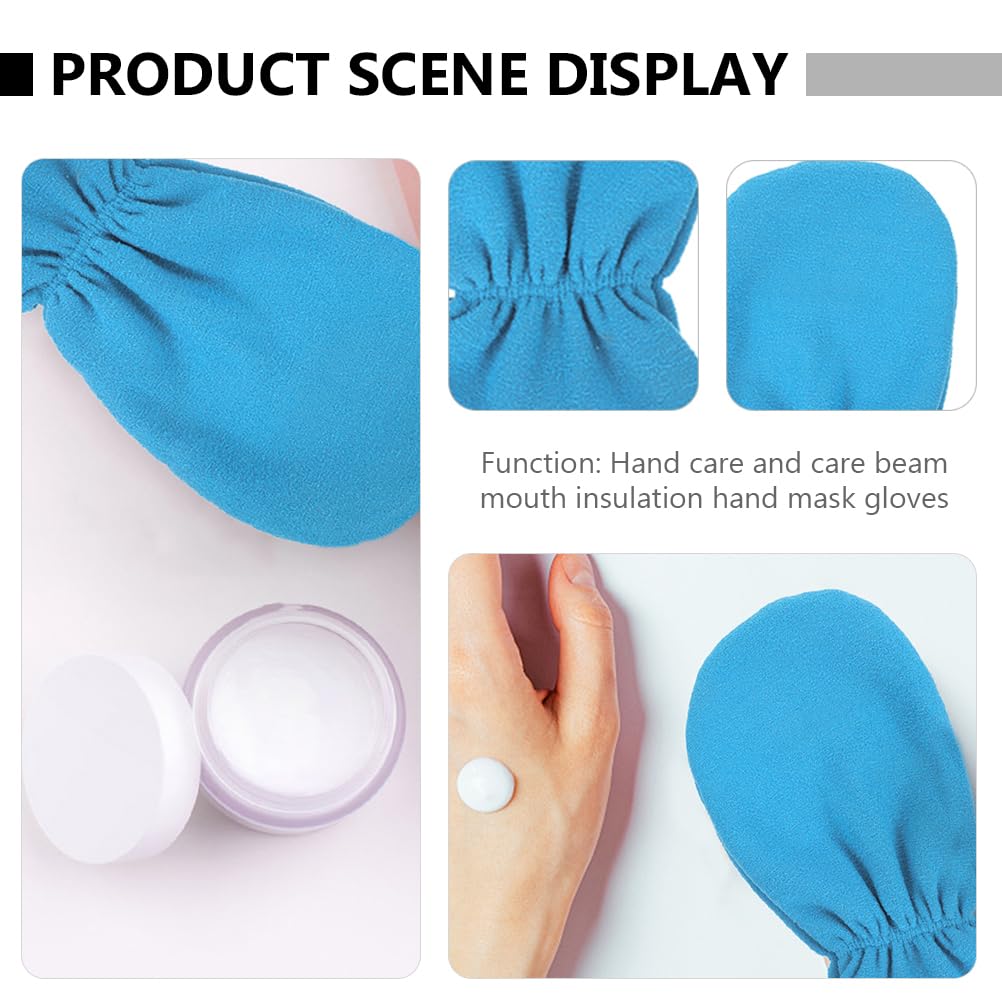 Healifty Exfoliating Gloves Dead Skin Cell Remover Moisturizing Spa Gloves for Hand Care Reusable Washable Gloves for Home and Professional Use