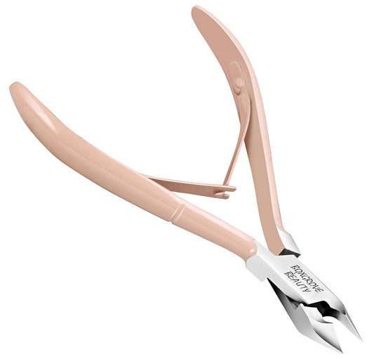 Professional Cuticle Cutter & Pusher Trimmer Manicure Tools with Double Spring– Perfect Nail Care Tool for Manicure & Pedicure Beauty at Home/Spa/Saloon