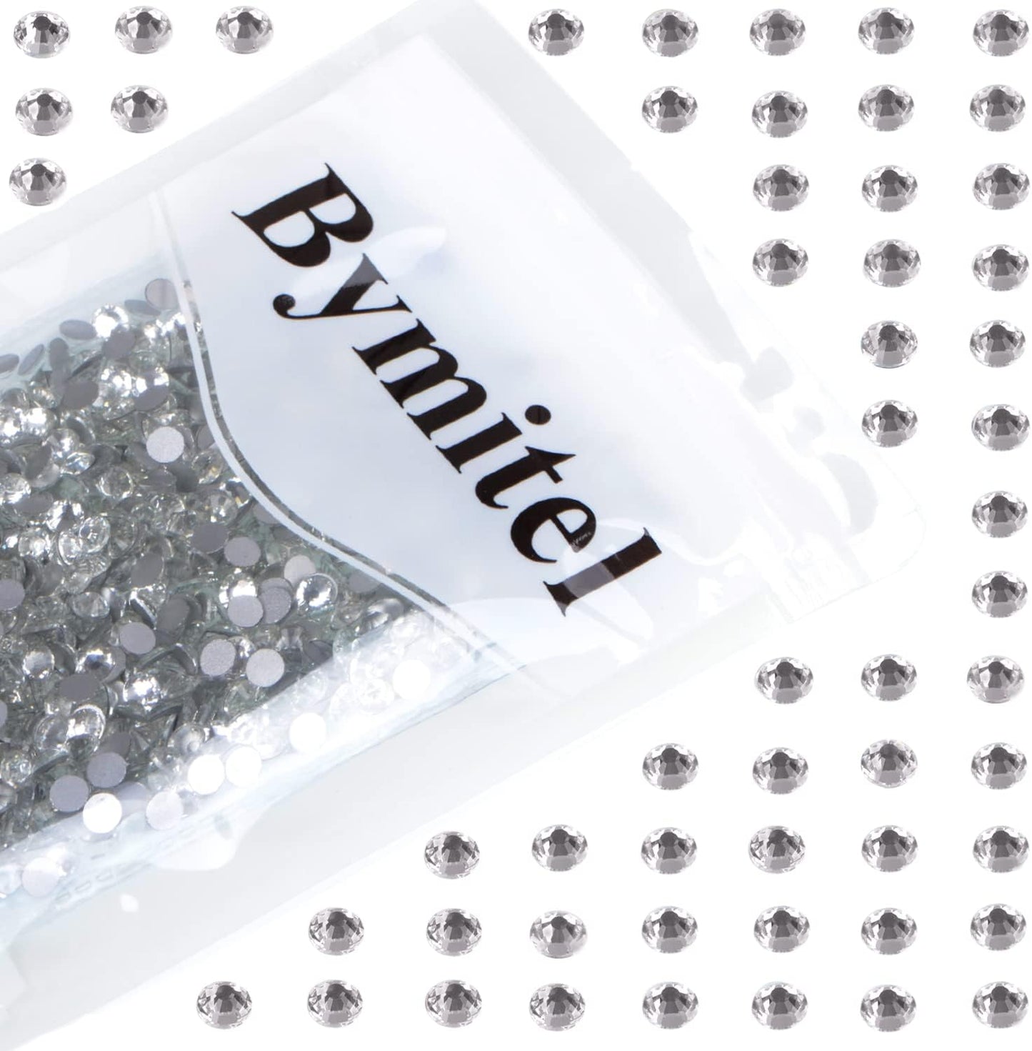 1440PCS Art Nail Rhinestones Non Hotfix Glue Fix Round Crystals Glass Flatback for DIY Jewelry Making with one Picking Pen (Crystal ab, ss20 1440pcs)