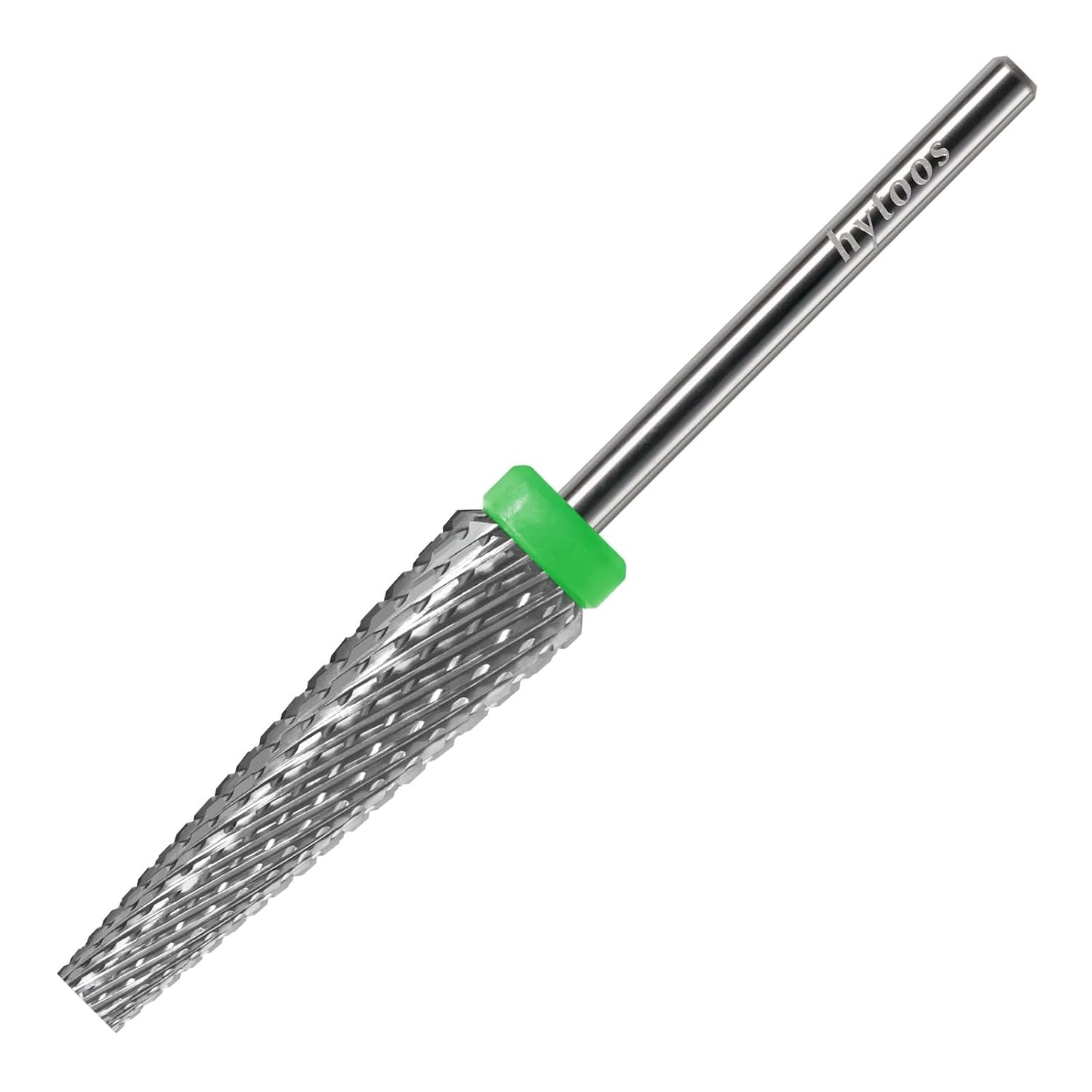 5 in 1 Nail Drill Bits, 24mm Flat Top Tapered Professional Tungsten Carbide Bit for Gel Polish & Acrylic Removal, Electric File Manicure Drills Accessories Tool,C