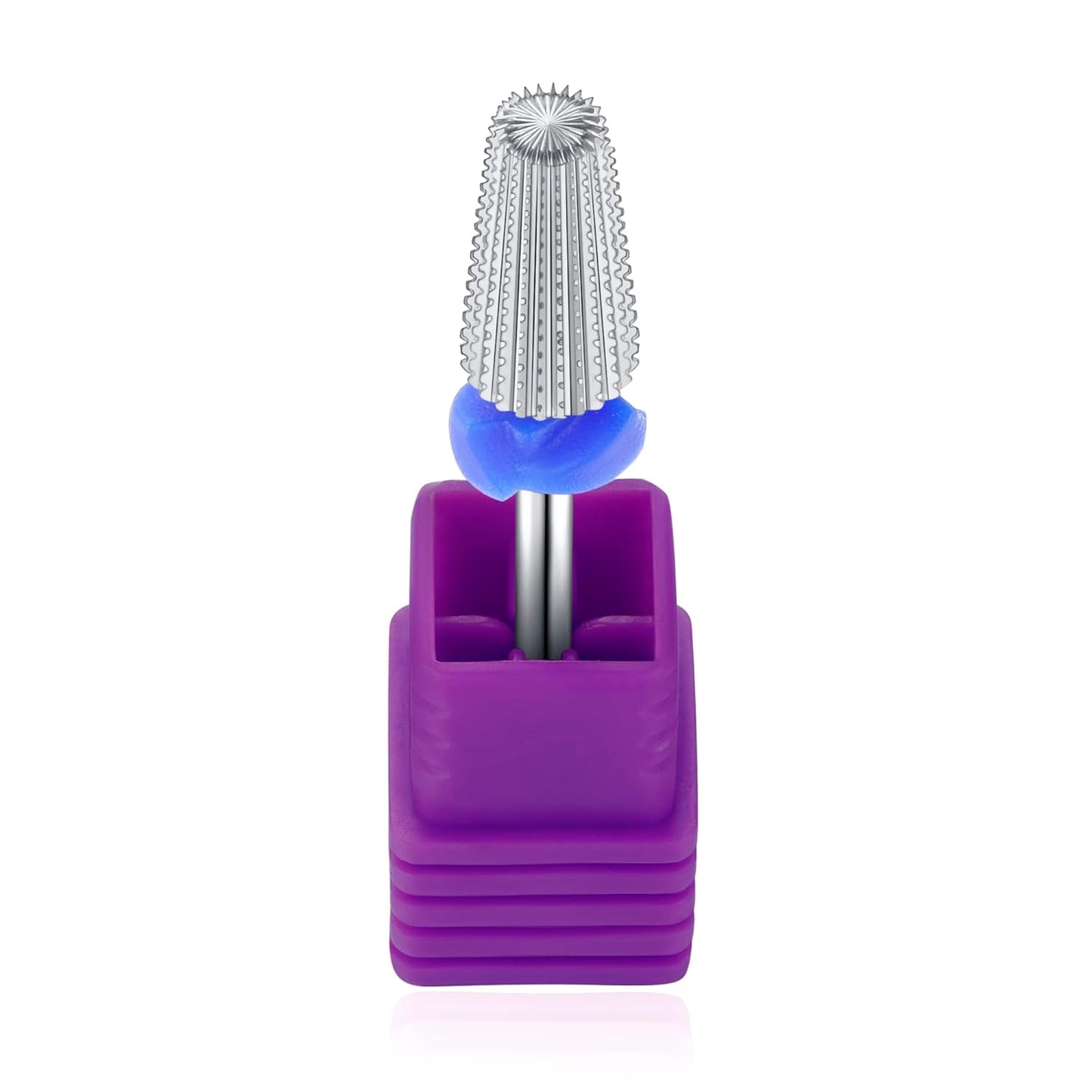 5 in 1 Nail Drill Bits Carbide Multi-function Cuticle Nail Bit 3/32", 2 Way Rotate Efile Bits, Fast Remove Acrylic Hard Nail Gel for Both Left and Right Handed, Manicure Pedicure, Medium (M)