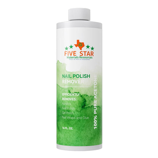 100% Pure Acetone (16 Fl/Oz) -ACS Grade, Made in USA, Professional Strength Nail Polish Remover for Nail Polish, Gels, Acrylic and Sculptured Nails