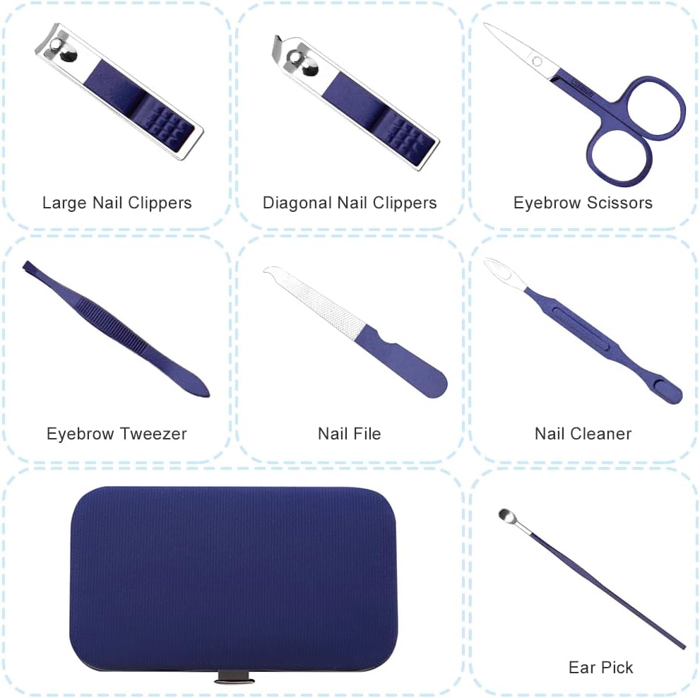Manicure Set Women,Easter Gifts for Men,Nail Fingernail Clippers Set,Travel Nail Care Grooming Kit,Manicure and Pedicure Tools Kit for Men Women Teens Parents Friends Colleagues Partners Gifts