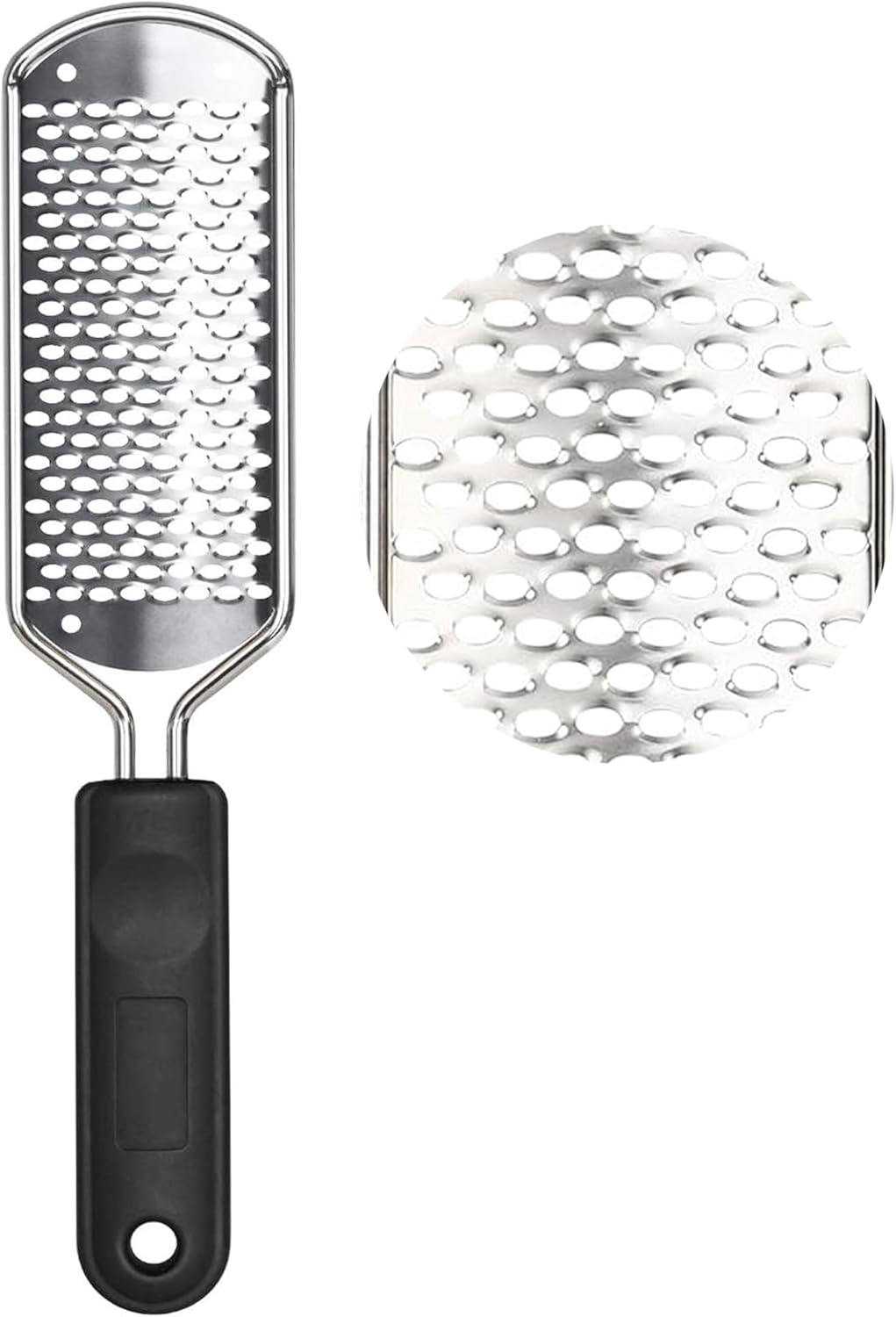 Professional Foot Files,Colossal Stainless Steel Detachable Foot Scrubber, Foot Scrub Supplies, Professional Pedicure Tools Washable and Reusable