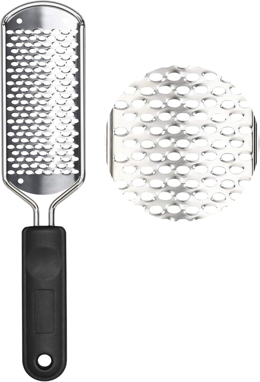 Professional Foot Files,Colossal Stainless Steel Detachable Foot Scrubber, Foot Scrub Supplies, Professional Pedicure Tools Washable and Reusable