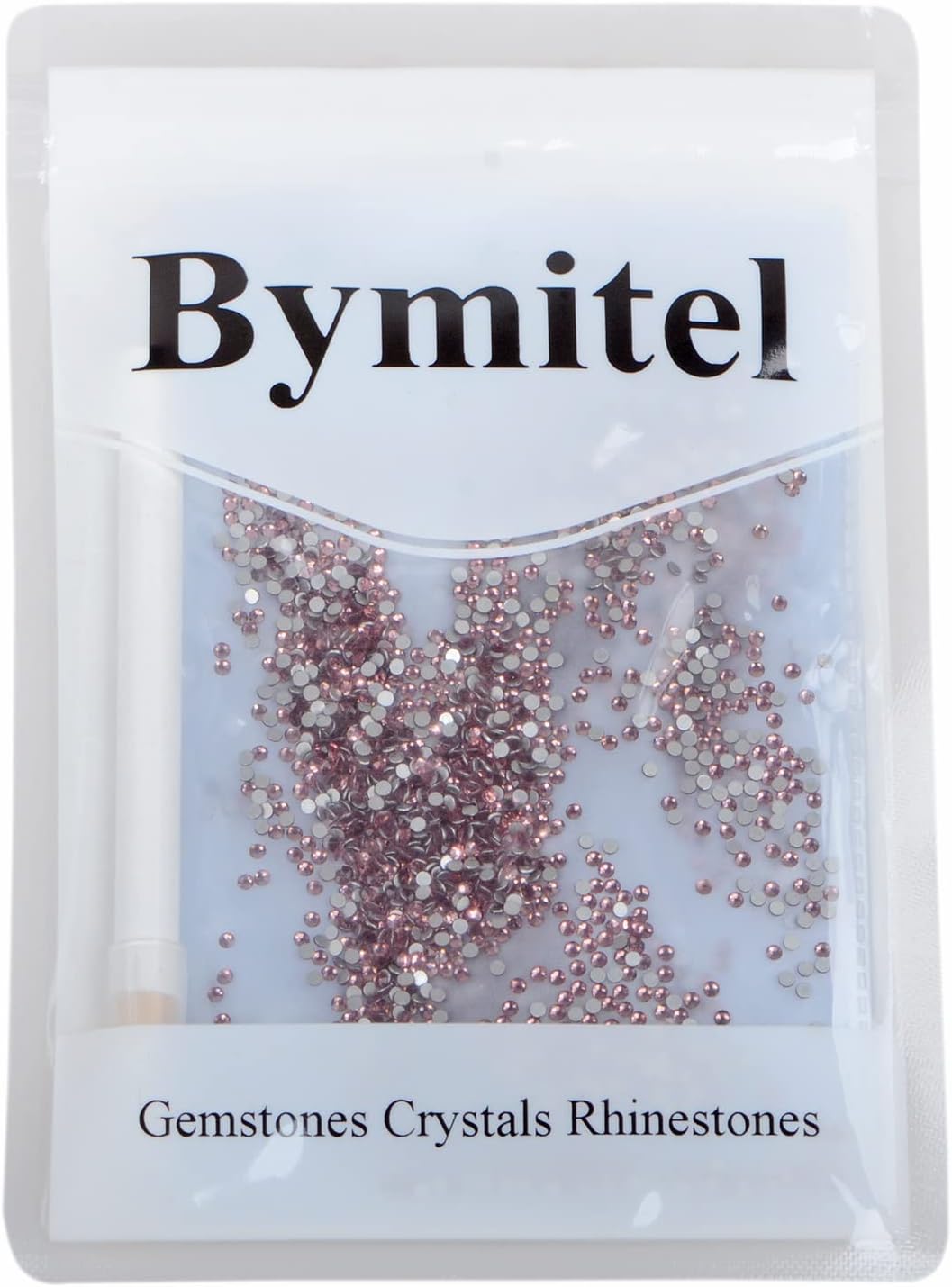 2880PCS Art Nail Rhinestones Non Hotfix Glue Fix Round Crystals Glass Flatback for DIY Jewelry Making with one Picking Pen (ss5 2880pcs, Lt. Amethyst)