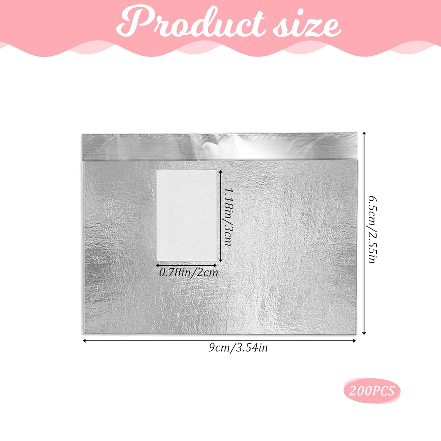 200 Pcs Nail Polish Remover Gel Nail Foil Wraps Soak Off Foils Cotton Pads Gel Polish Remover Soak Off Foils Finger Nail Polish Remover for Soak off Gel Polish Removing