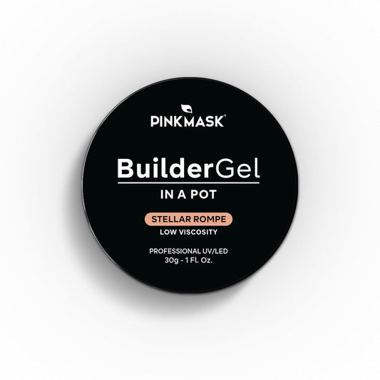 Builder Gel in a Pot 30g Stellar Rompe, Nail Extension/Strengthener in a Jar, Sculpting Gel UV/LED