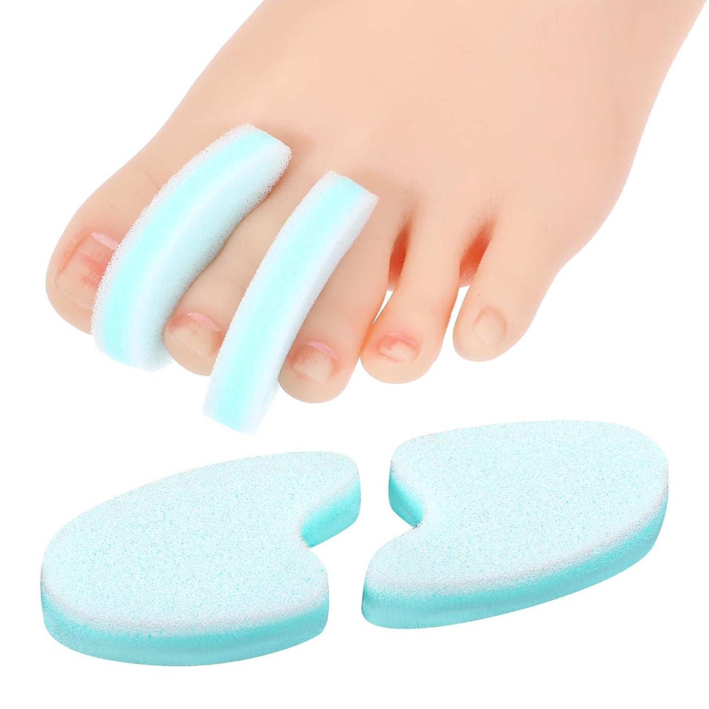 20 Pack Foam Toe Separator, Breathable Toe Spacers for Women Men, Toe Spreader to Reduce Friction and Relieves Corns Pain, Relieve Pain Caused by Bunions