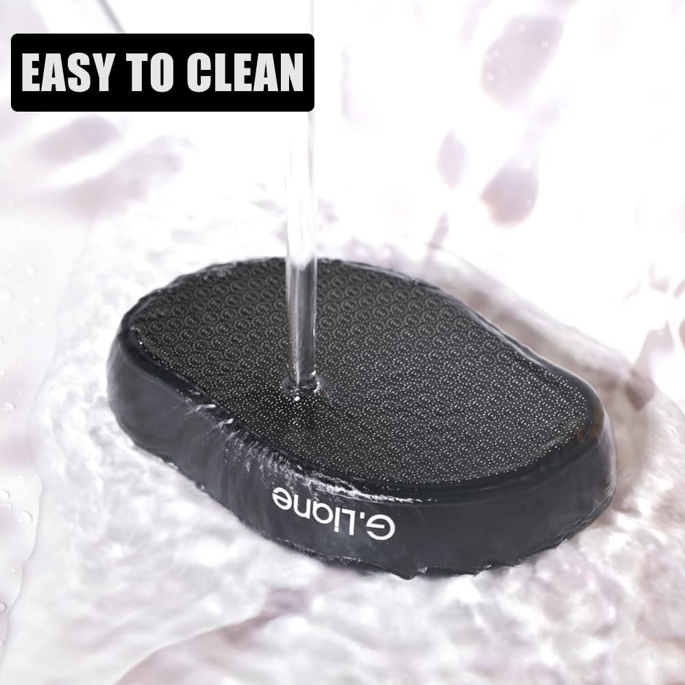 Nano Glass Foot File Callus Remover - Foot Scrubber Painless Dry and Wet Use for Hard Skin Calluses Removal (Black)