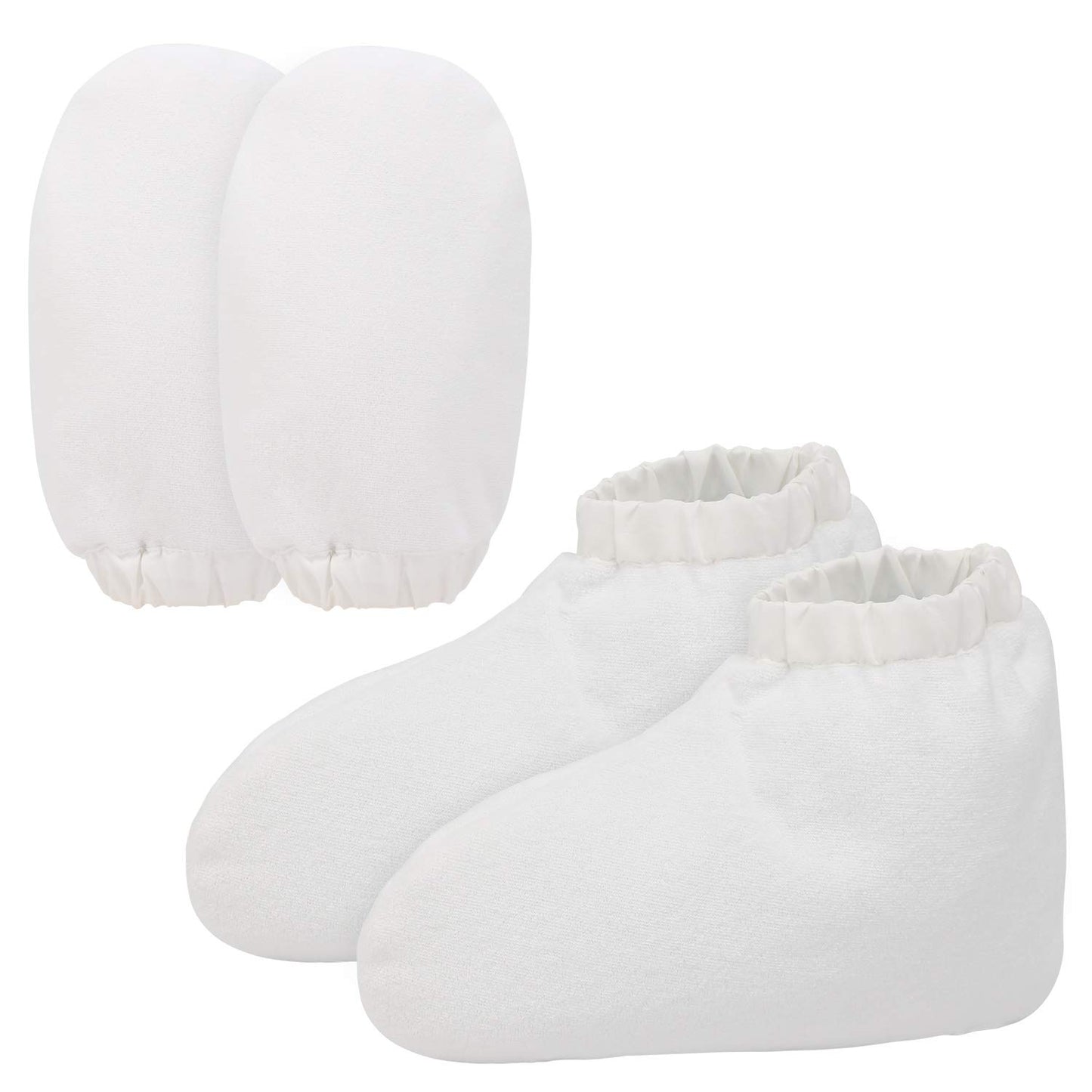 Paraffin Wax Bath Gloves and Booties, Segbeauty Elastic Opening Insulated Thick Mitts & Sock Liners for Hands & Feet Hot Wax Bath Heated SPA thera-py Wax Care treat-ment Paraffin Wax Warmer Machine