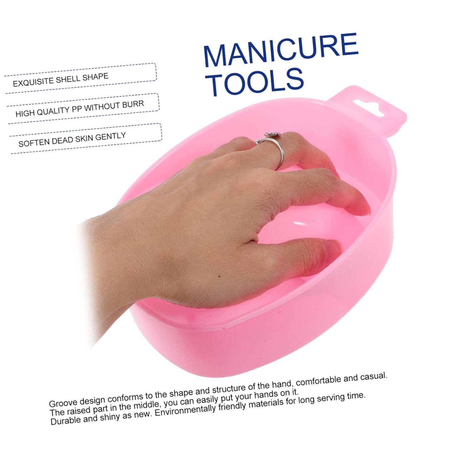 Beaupretty Manicure Tools Included Soaking Bowl Nail Art Bowl for Nails for Spa and Home Use