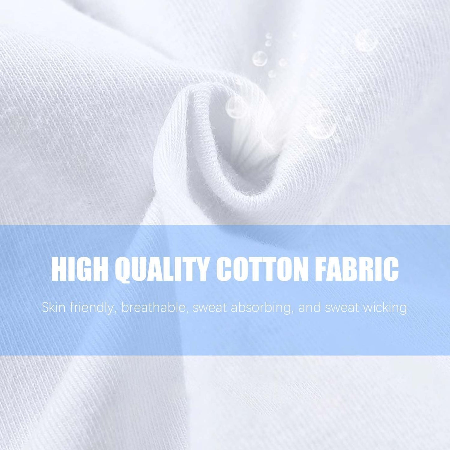 48Pcs White Cotton Sleep Glove, Night Stretchable Cloth Gloves for Dry Hands Eczema SPA Moisturizinc
