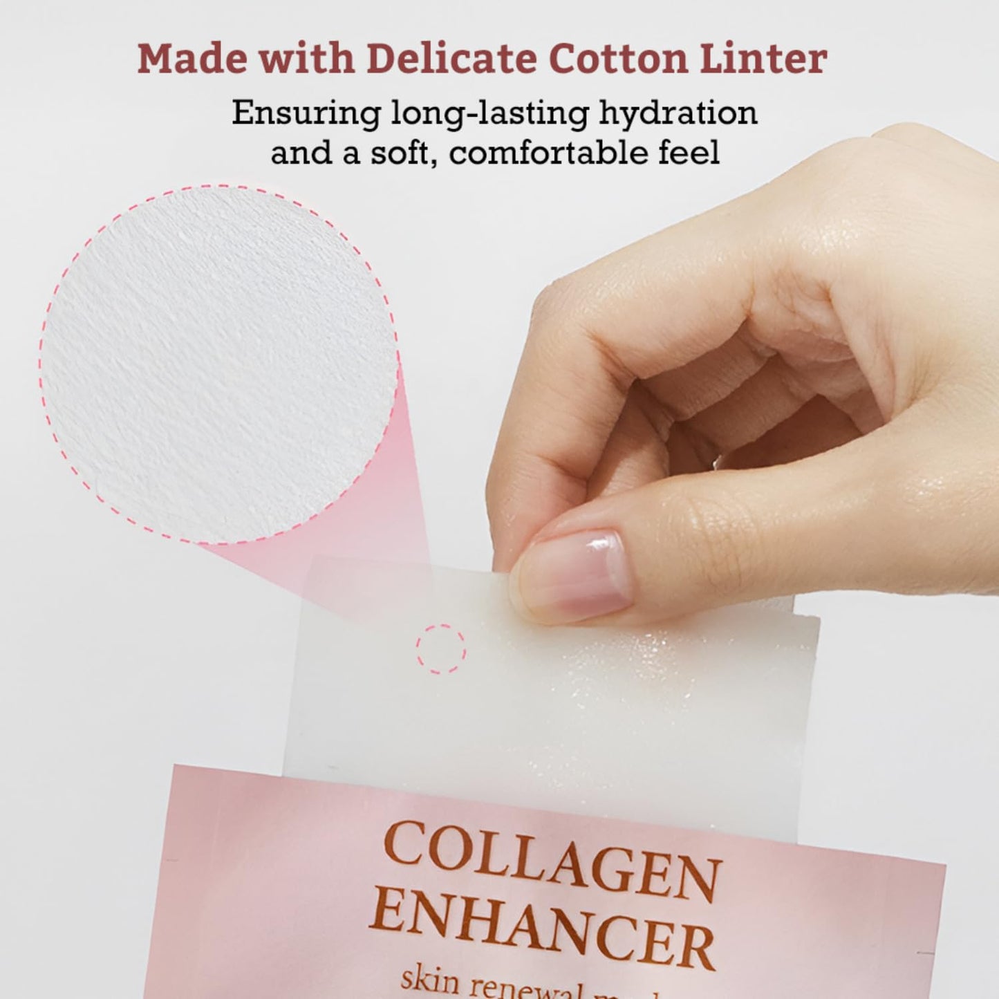 LEADERS Collagen Enhancer Skin Renewal Mask – Boosts Elasticity, Firmness & Hydration for a Plump – Hydrating Face Mask with Hydrolyzed Collagen, Plant Extracts, & Moisture-Rich Formula – 10 Sheets
